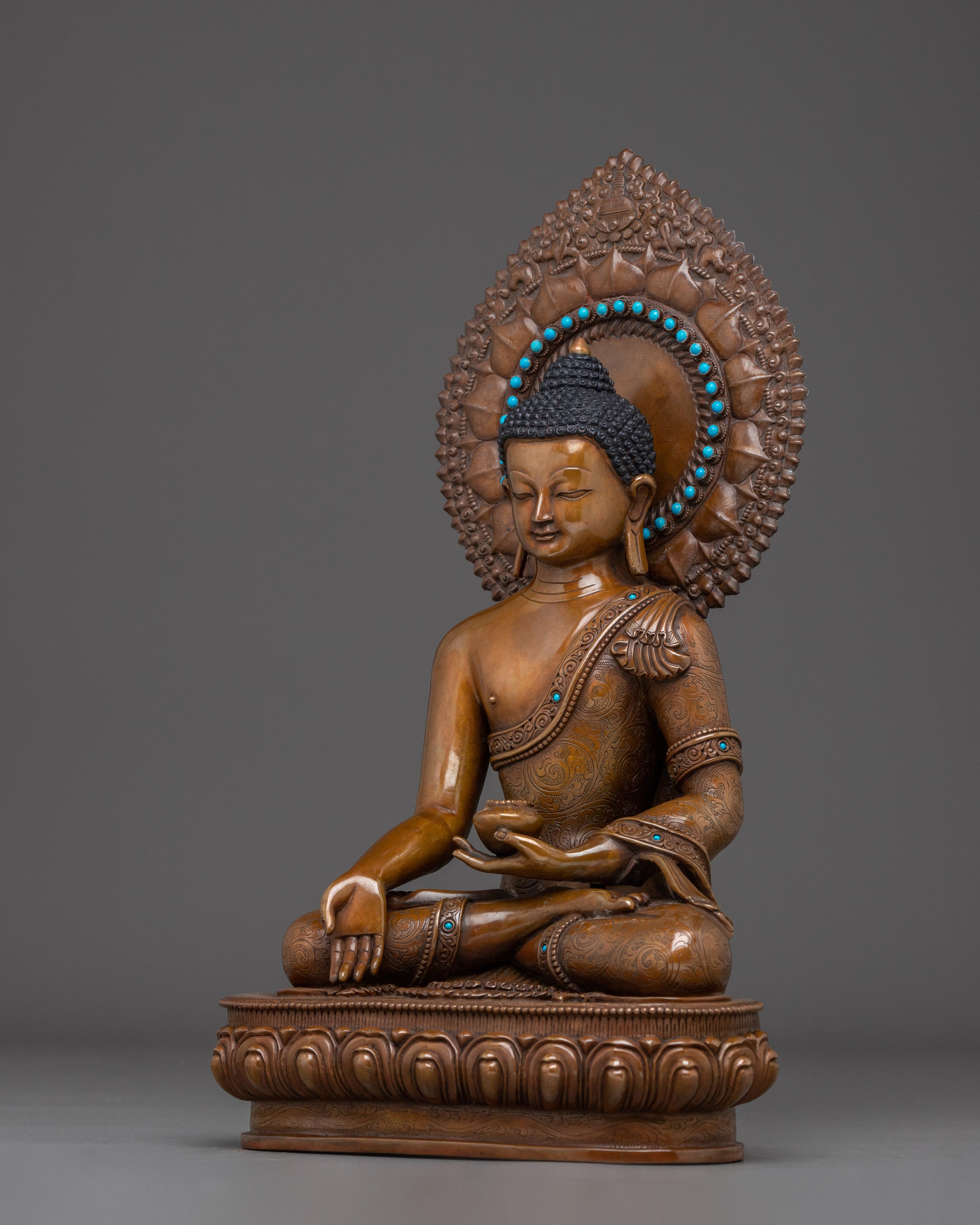 Ratnasambhava, Buddha of Abundance | Nepali Handcrafted Icon