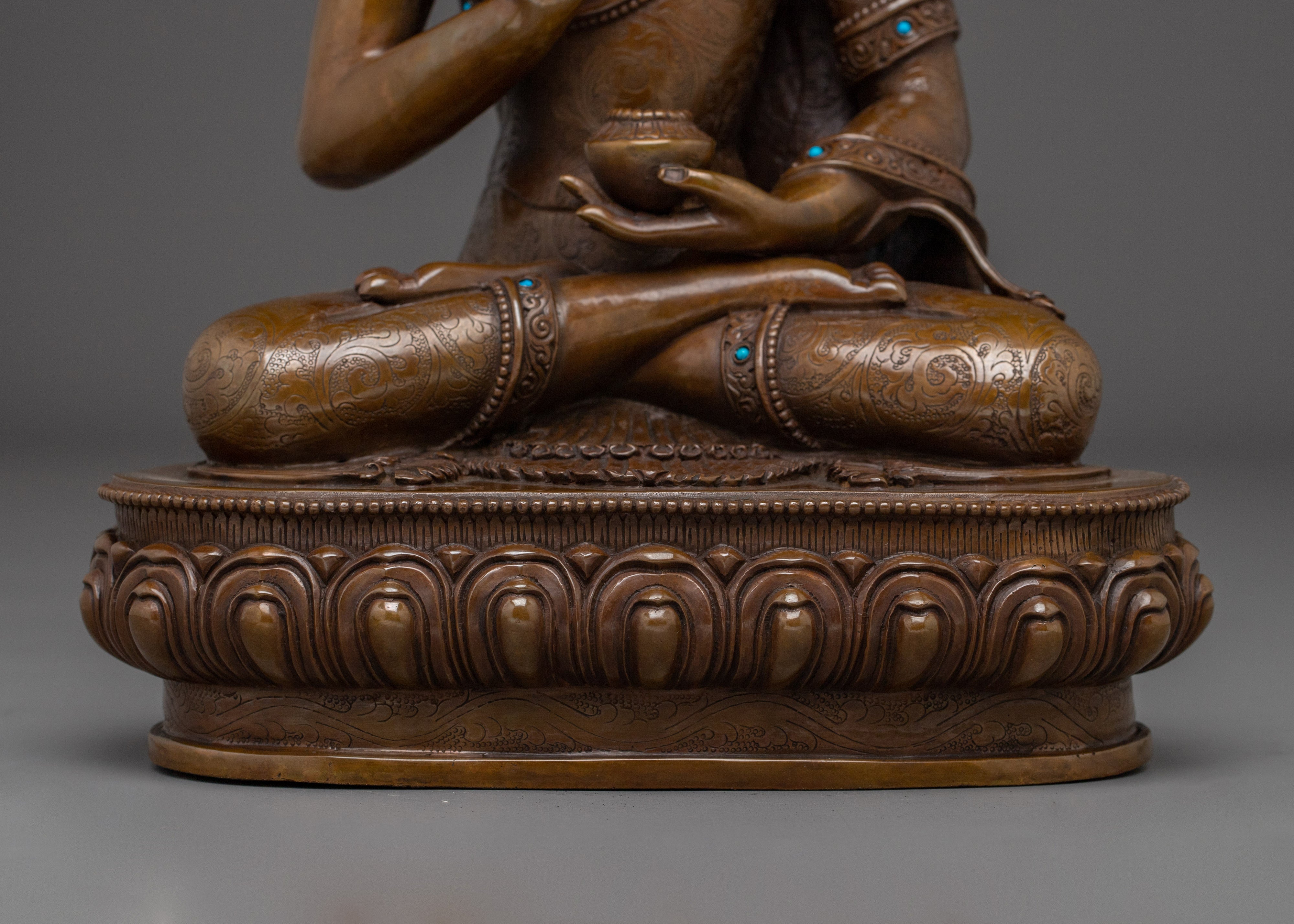 Amoghasiddhi, Buddha of Success | Nepali Handcrafted Icon