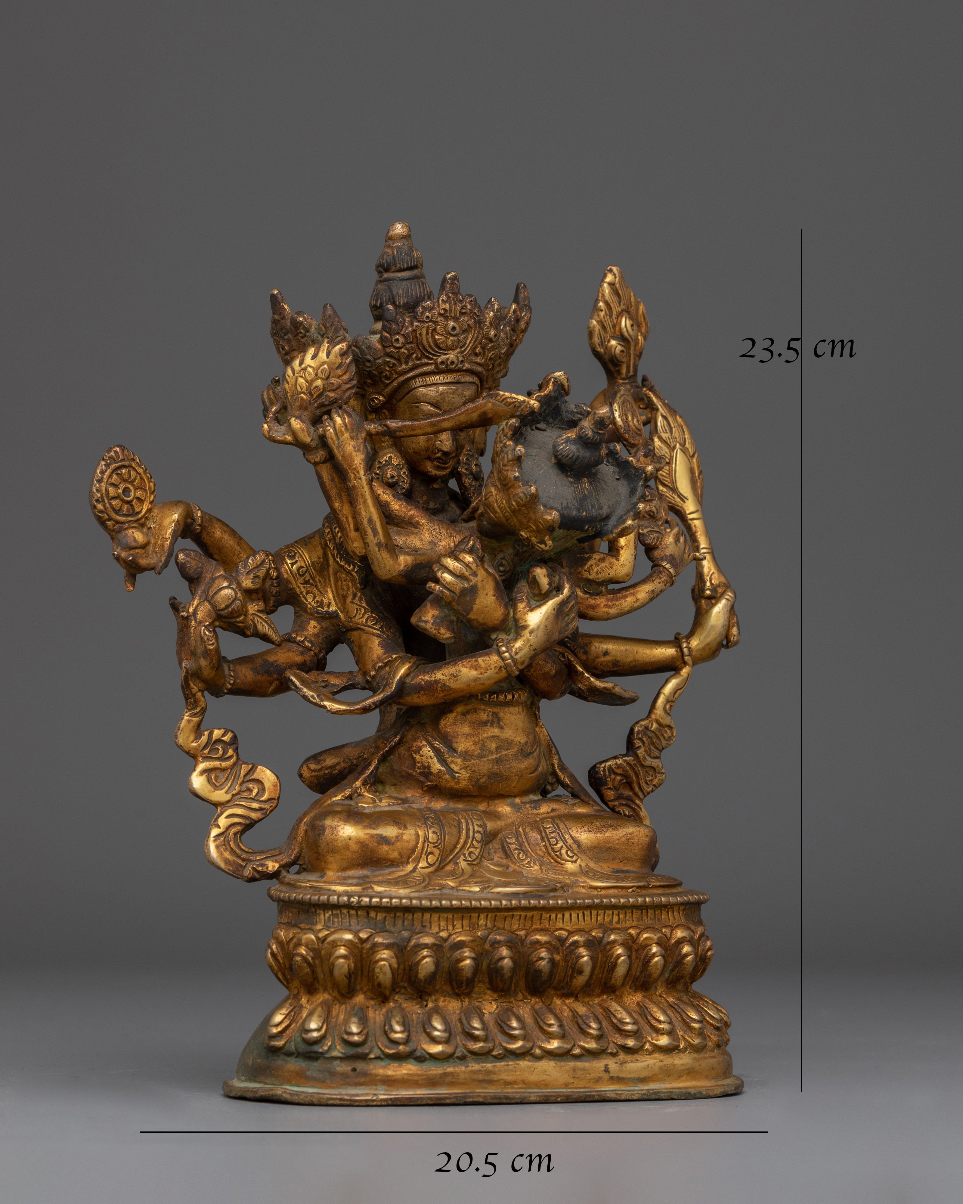 Guhyasamaja Statue: Prominent Meditational Deity