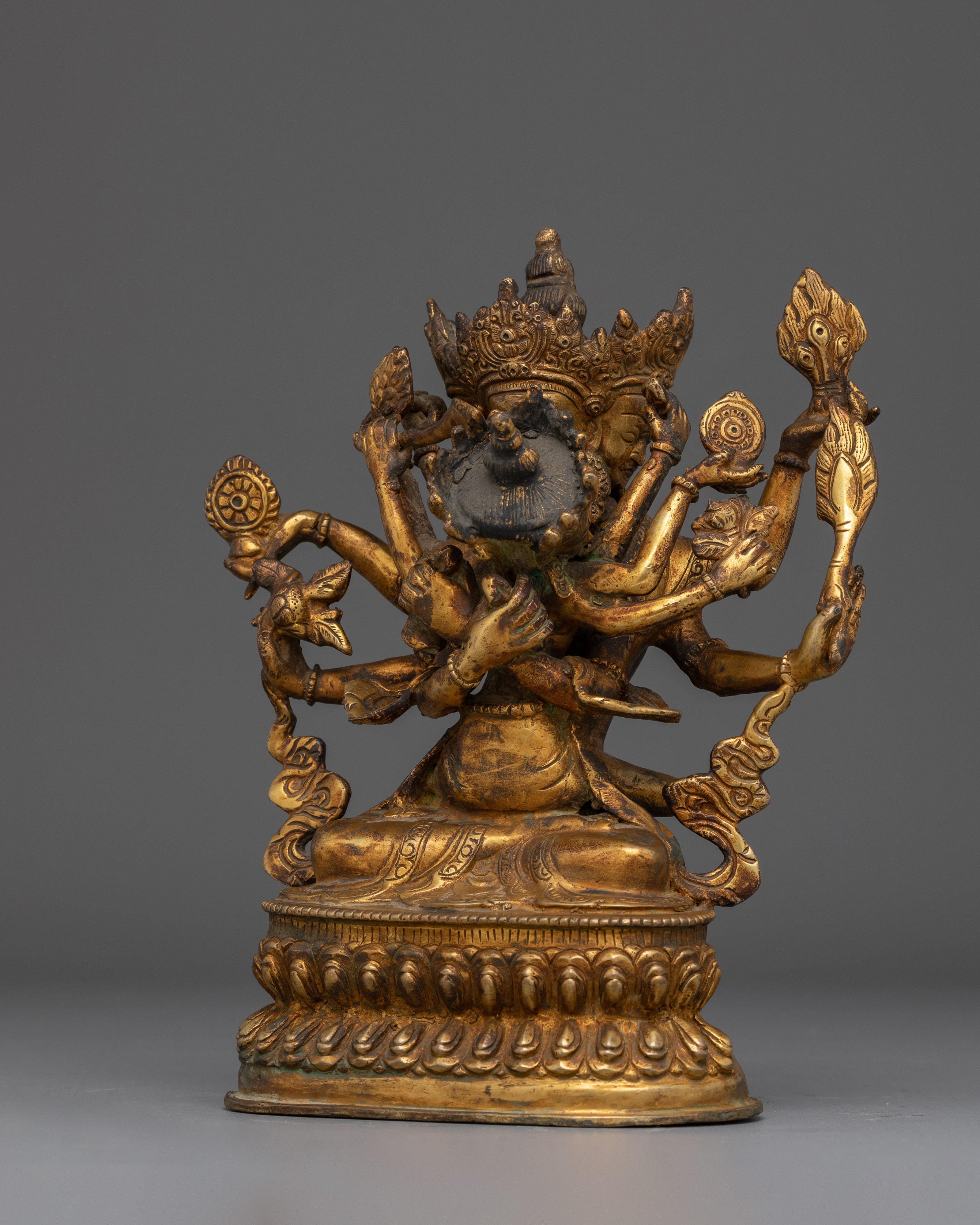 Guhyasamaja Statue: Prominent Meditational Deity