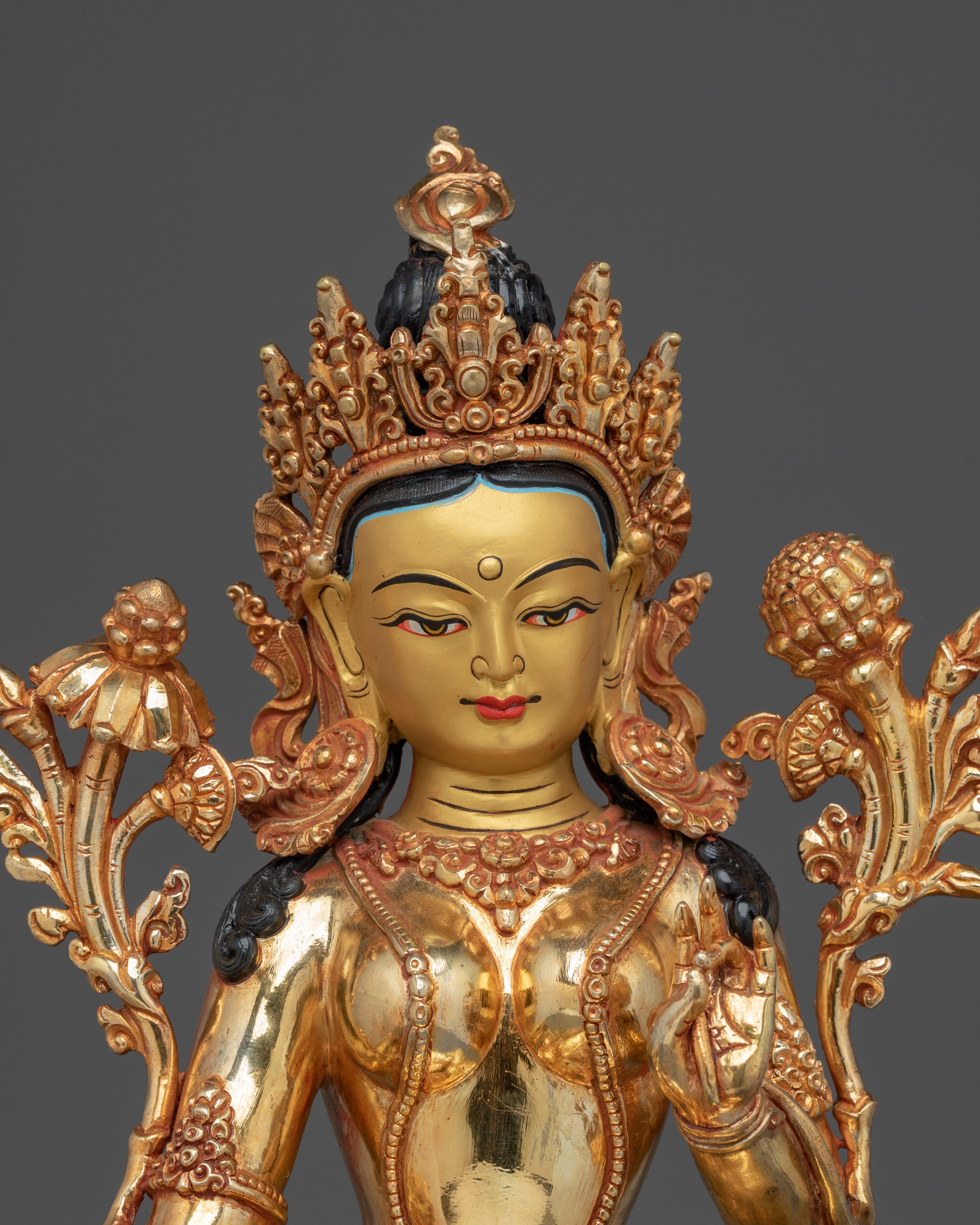 Green Tara Divine Feminine Protector Art | Goddess of Swift Compassion