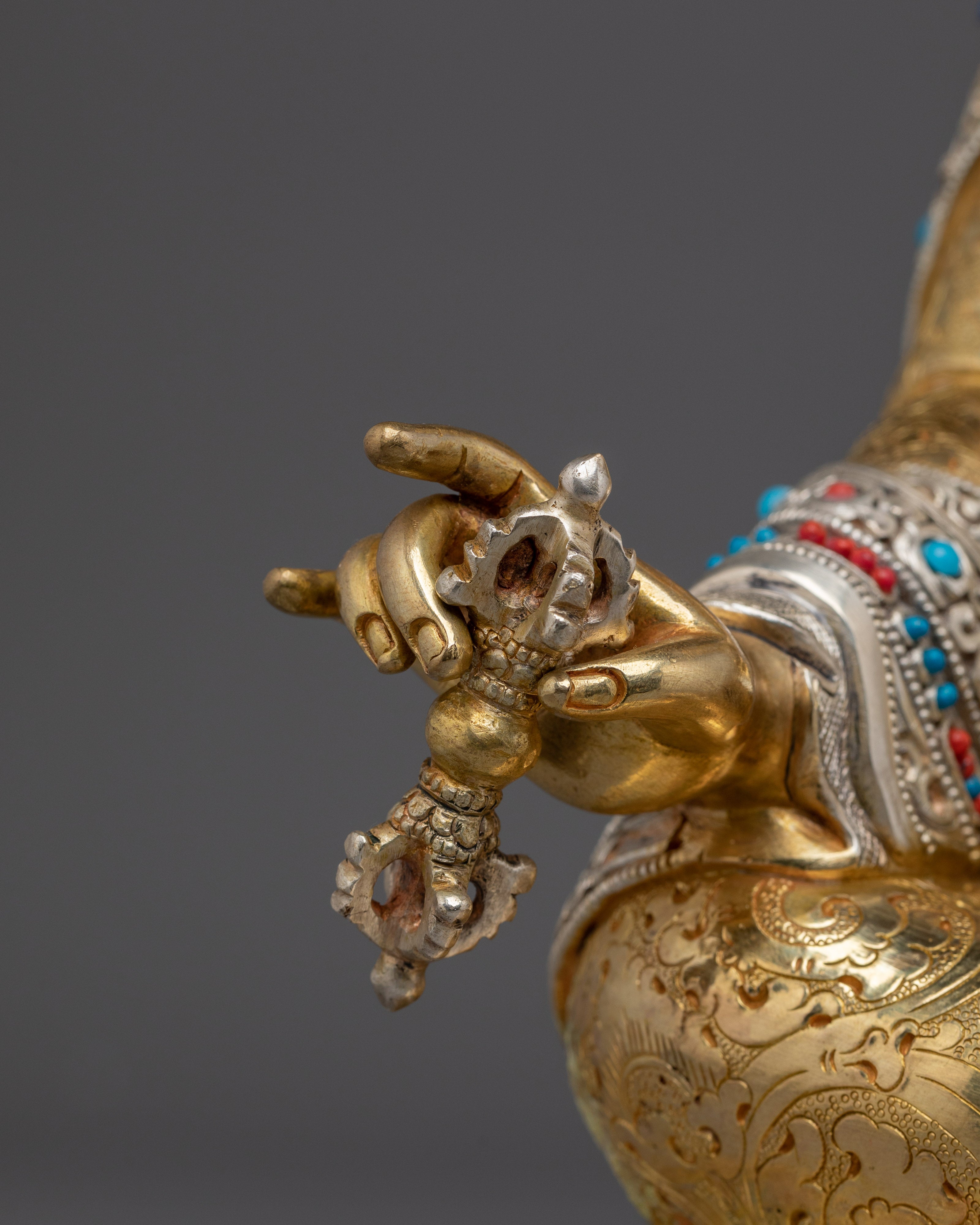 24K Gold Guru Rinpoche Artwork | Meditation & Protection