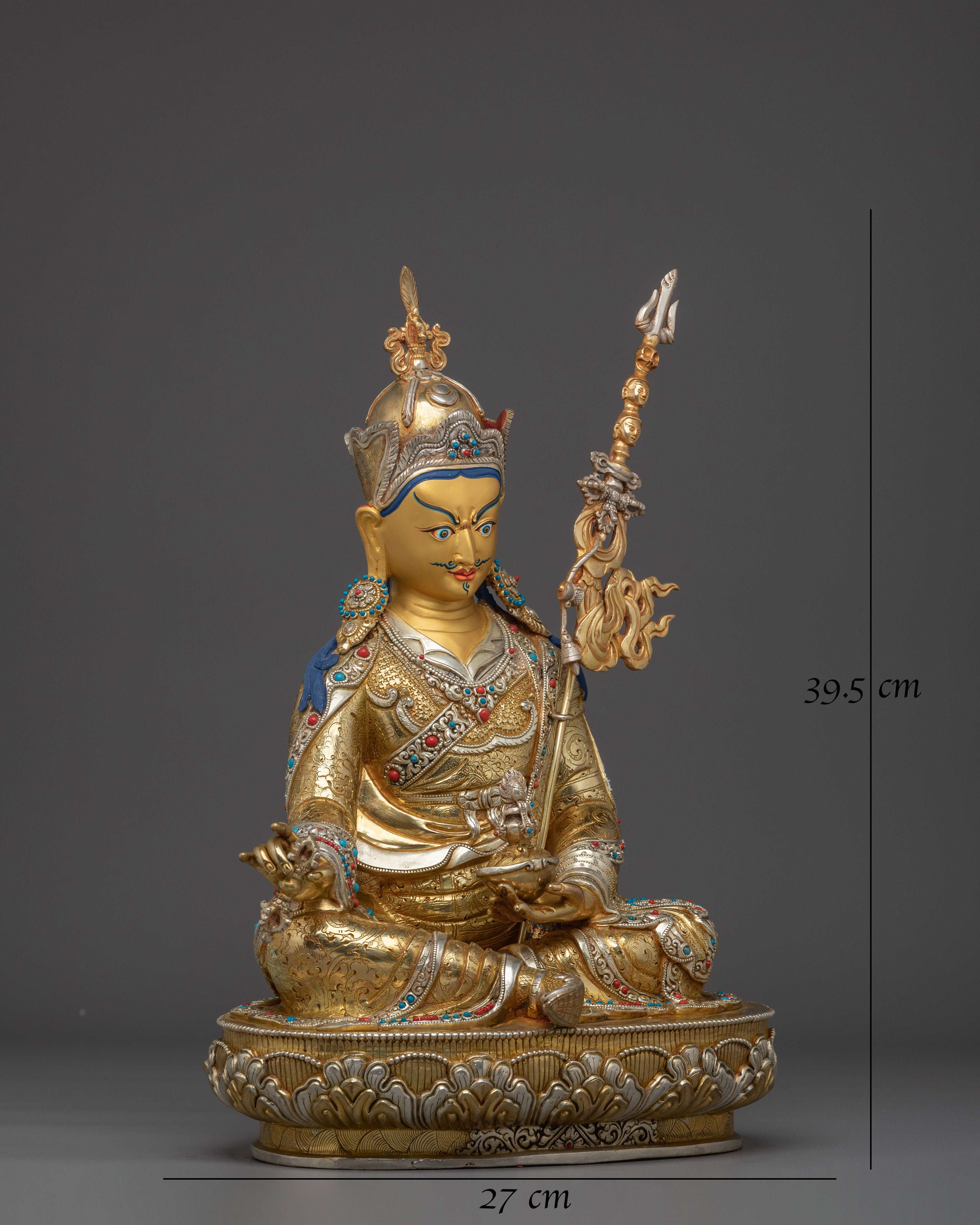 24K Gold Guru Rinpoche Artwork