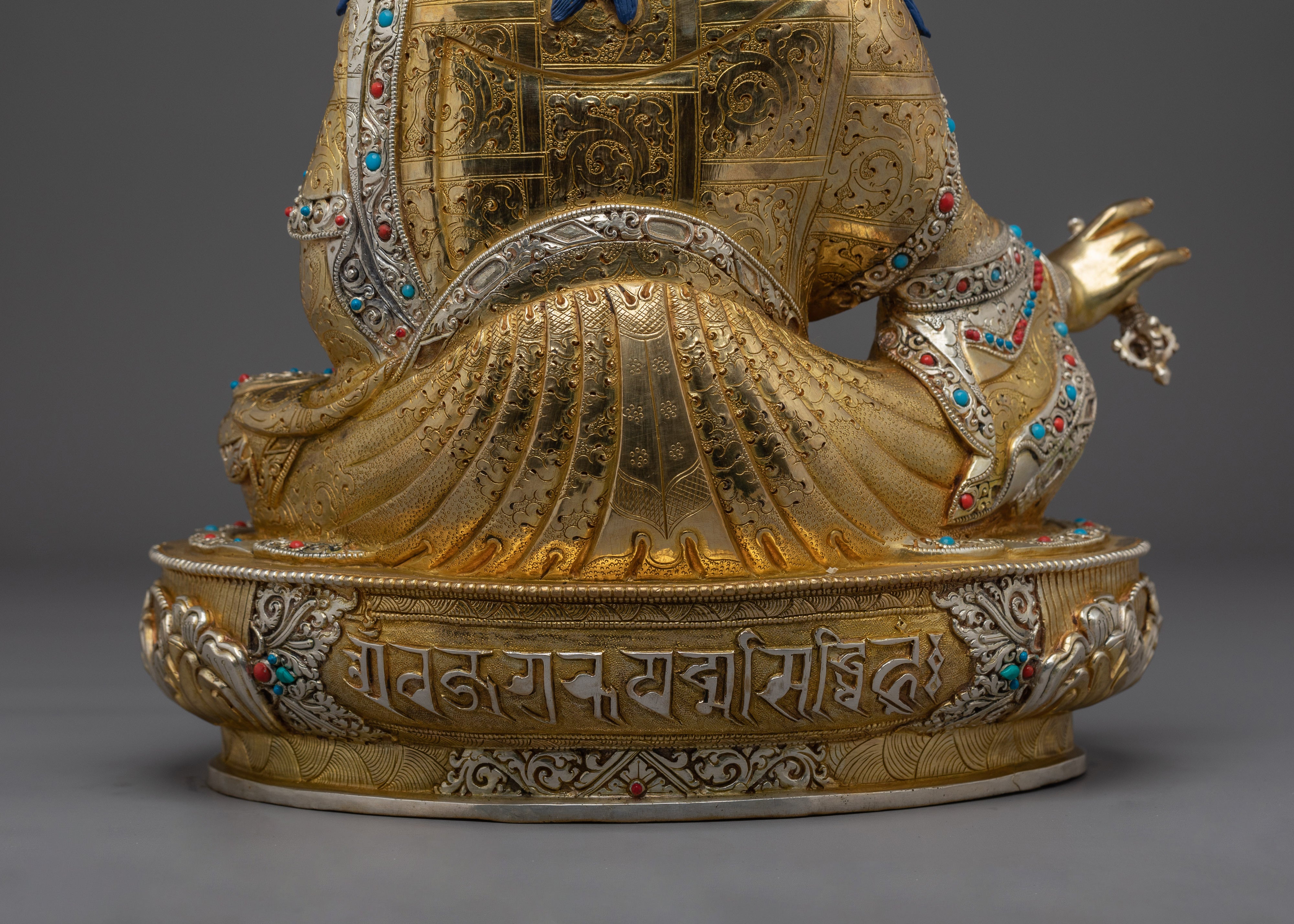 24K Gold Guru Rinpoche Artwork | Meditation & Protection