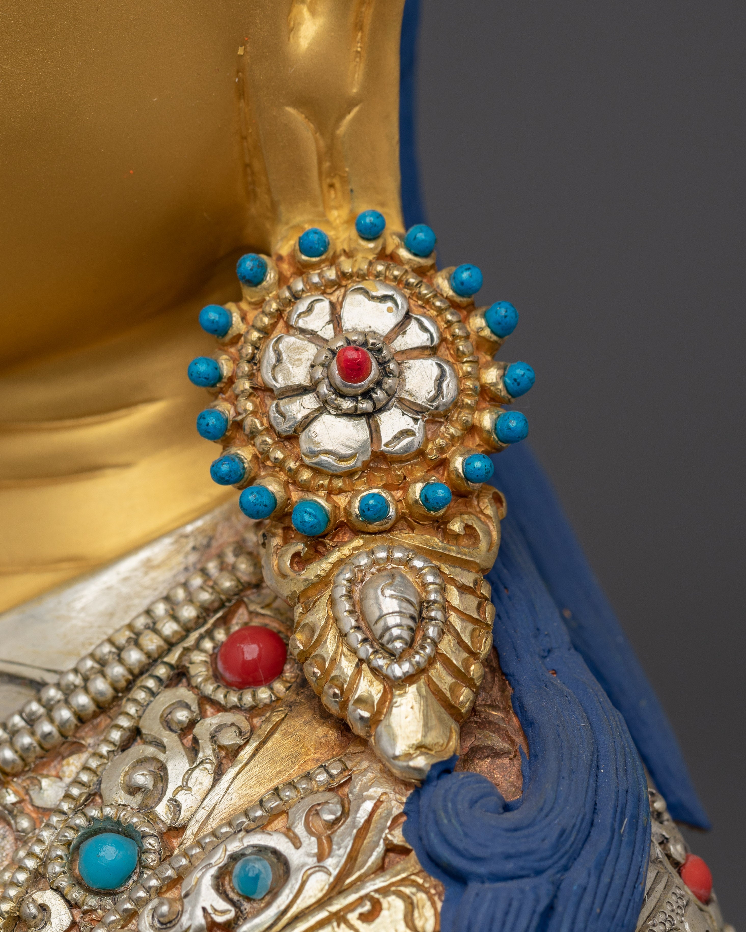 24K Gold Guru Rinpoche Artwork | Meditation & Protection