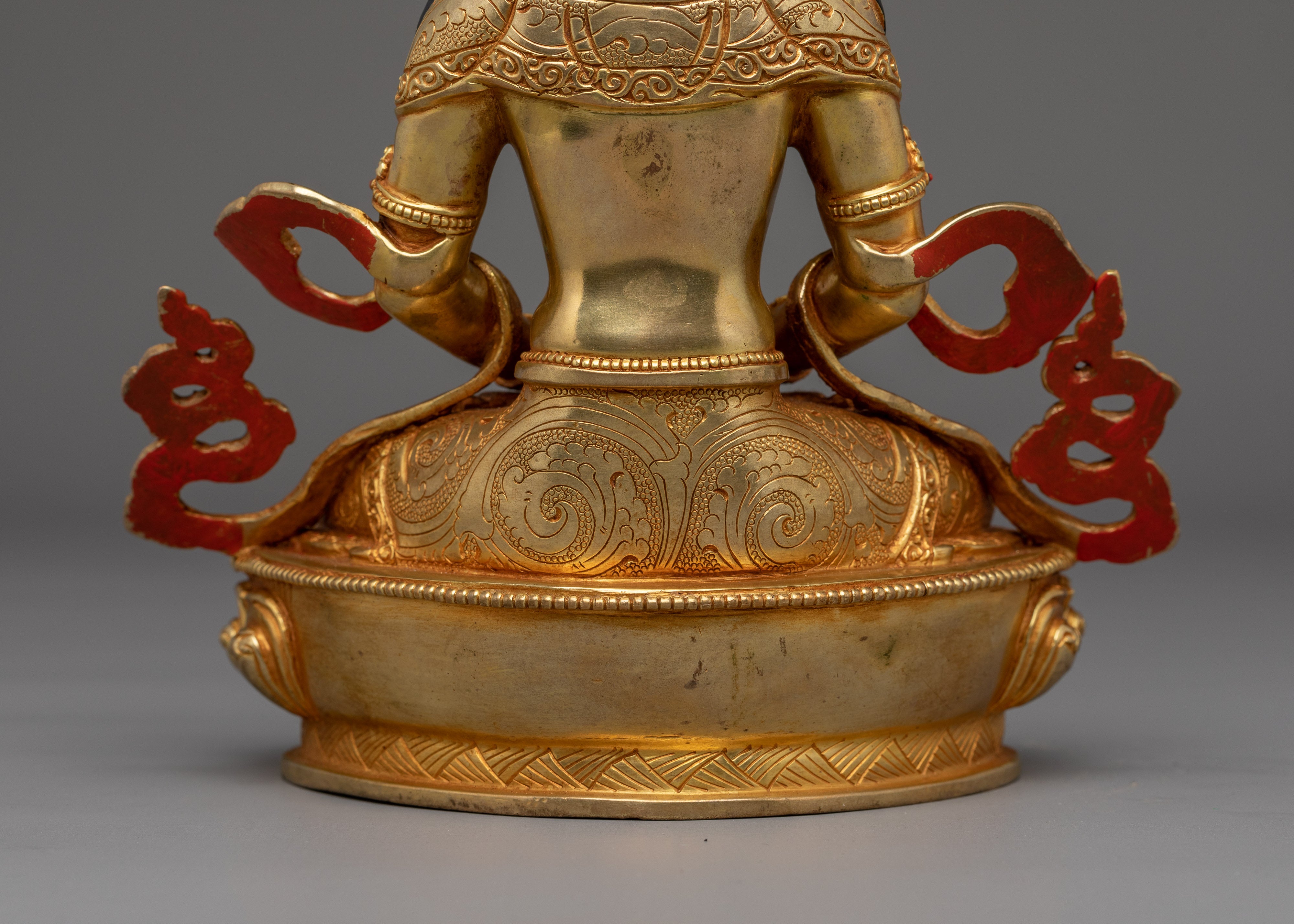 Amitayus Statue with 24K Gold Gilding | Meditation & Spiritual Home Decor