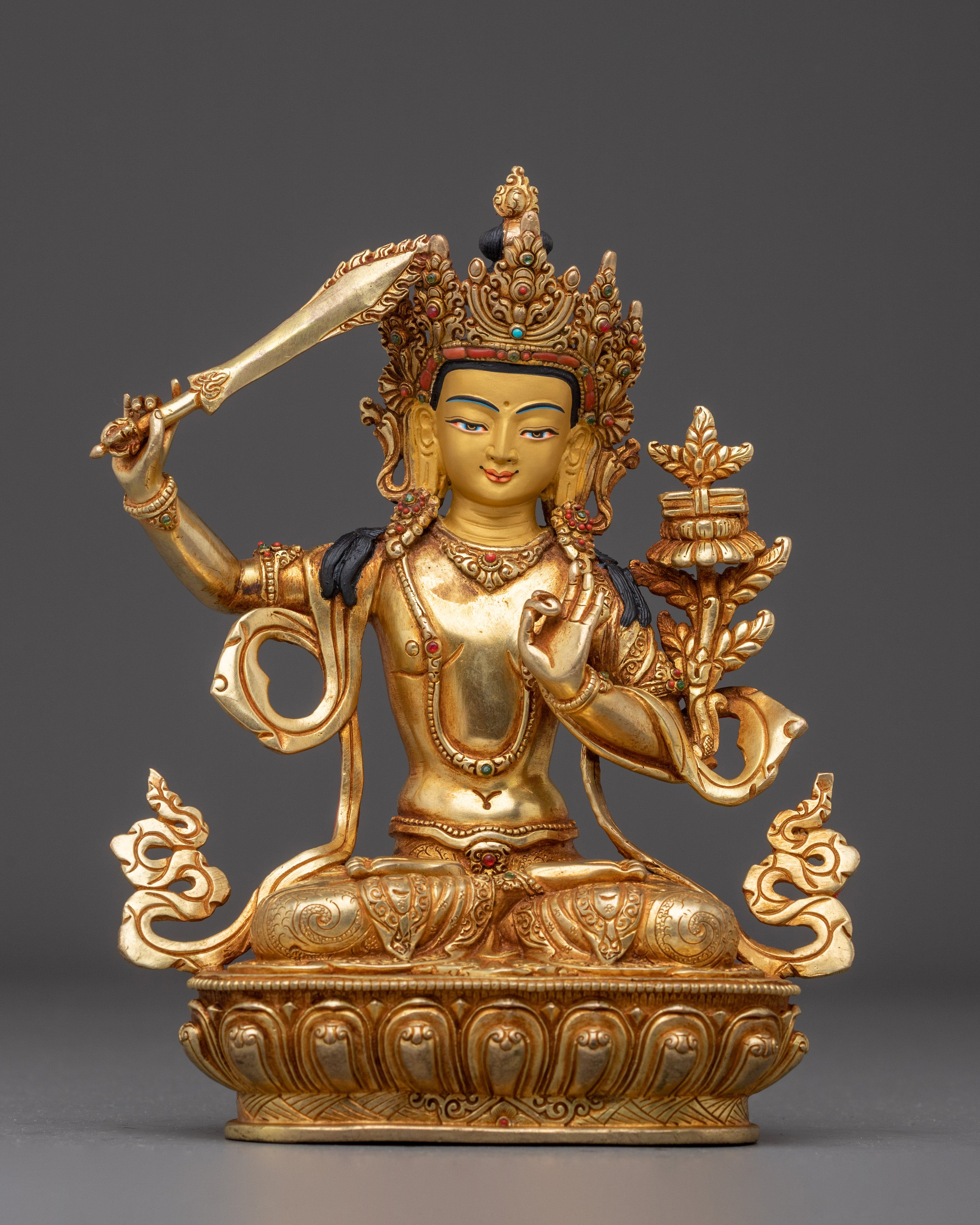 Manjushri Statue: The Divine Bodhisattva of Wisdom