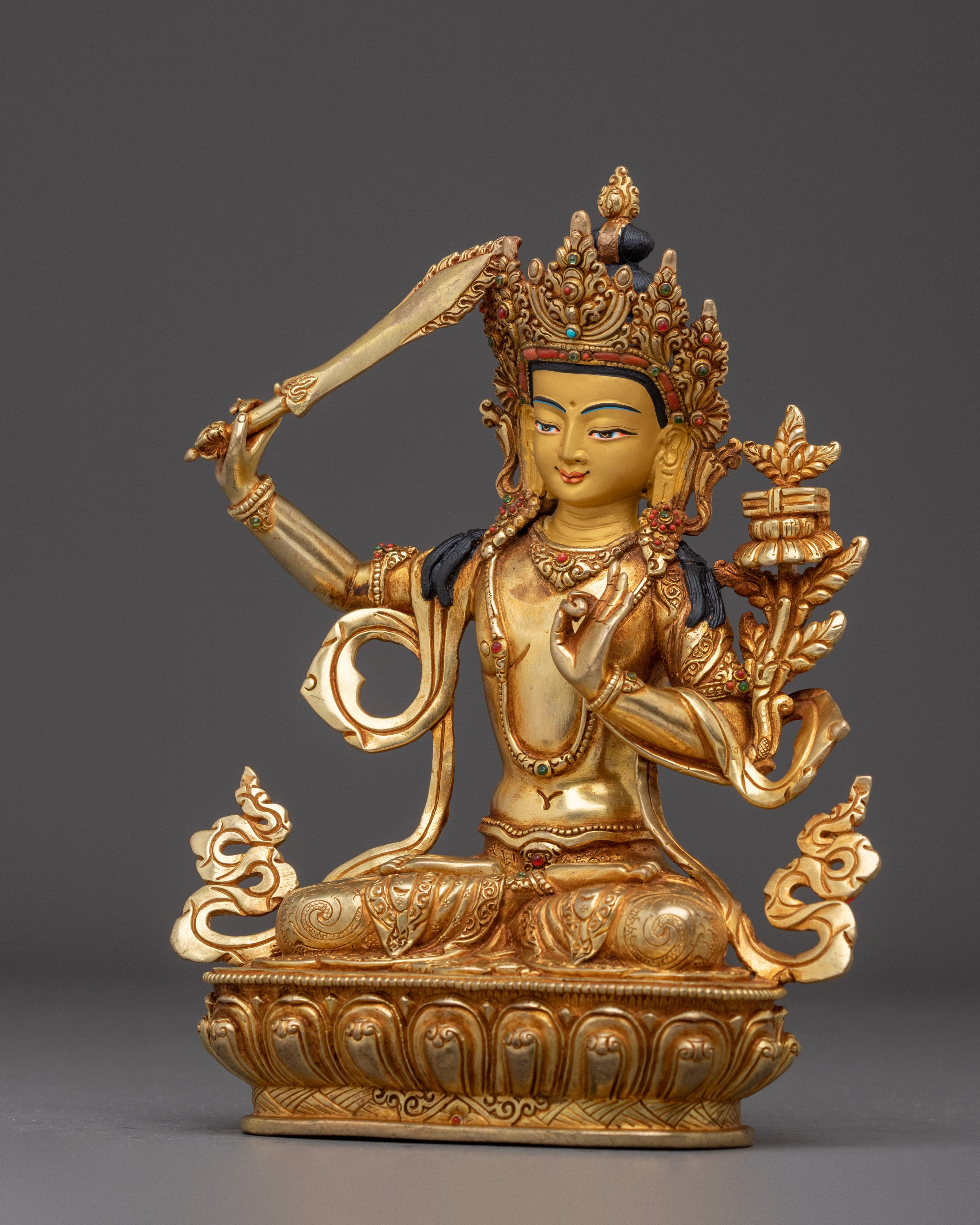 Manjushri Statue: The Divine Bodhisattva of Wisdom