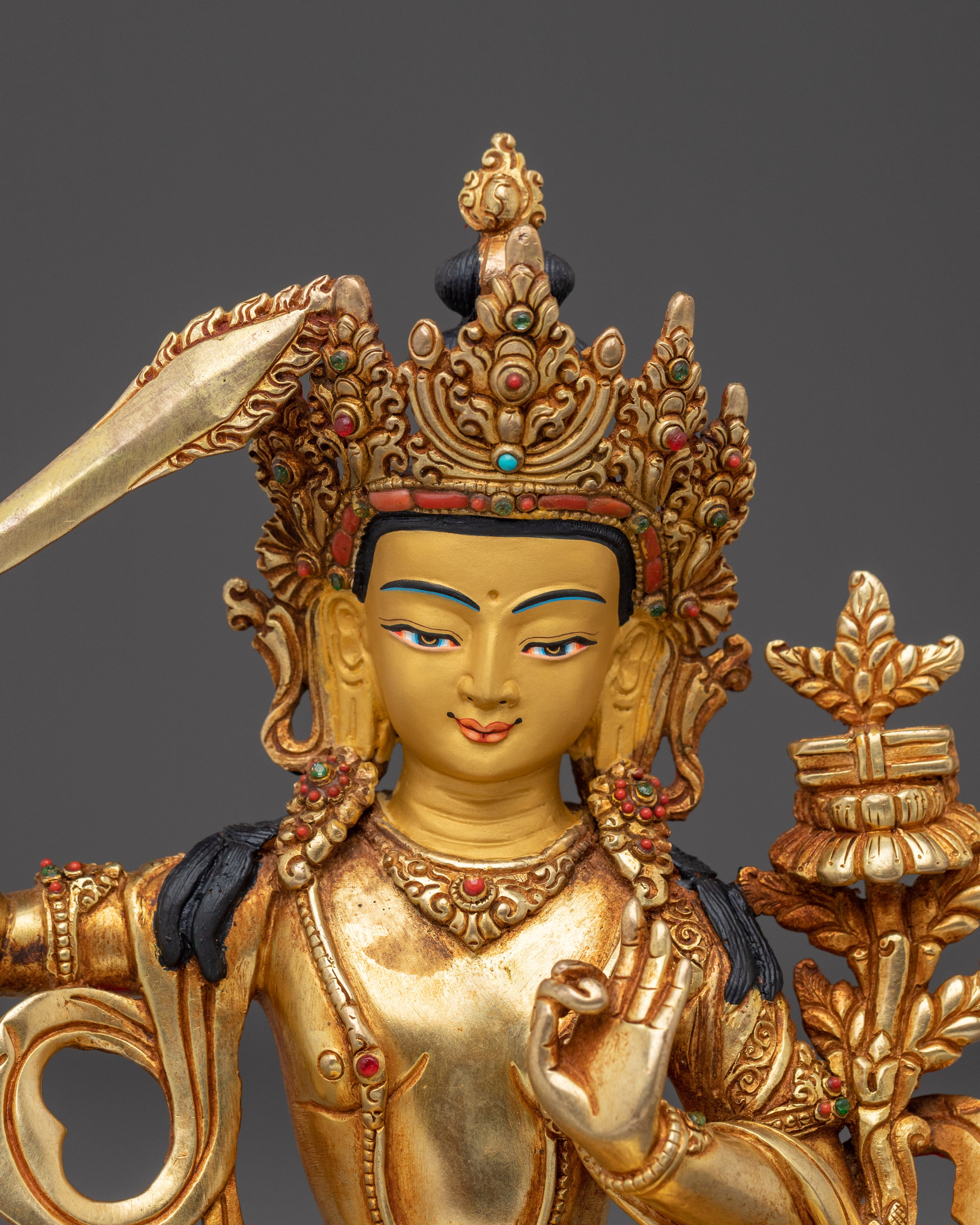 Manjushri Statue: The Divine Bodhisattva of Wisdom