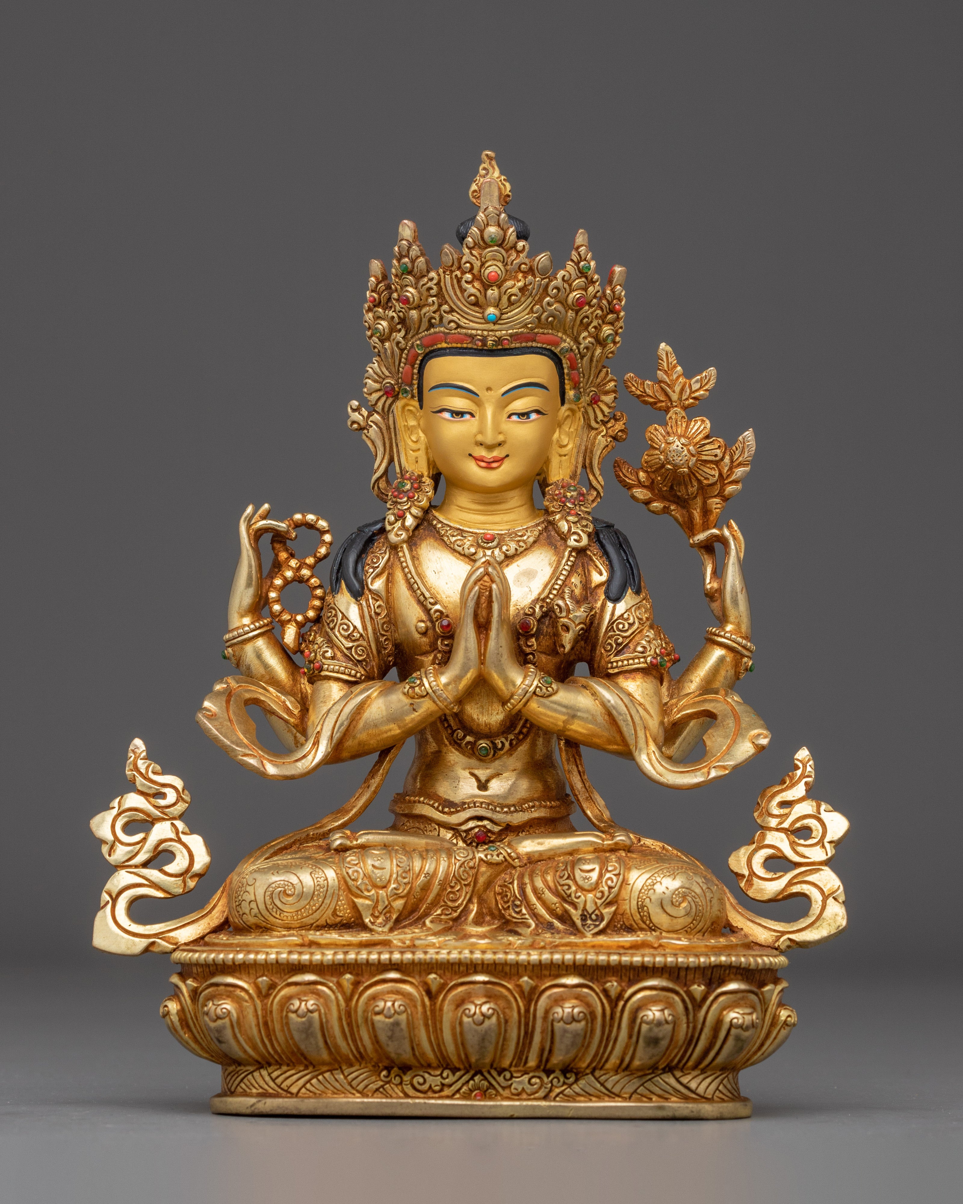 Divine Bodhisattva chenrezig Statue: Lord of Compassion