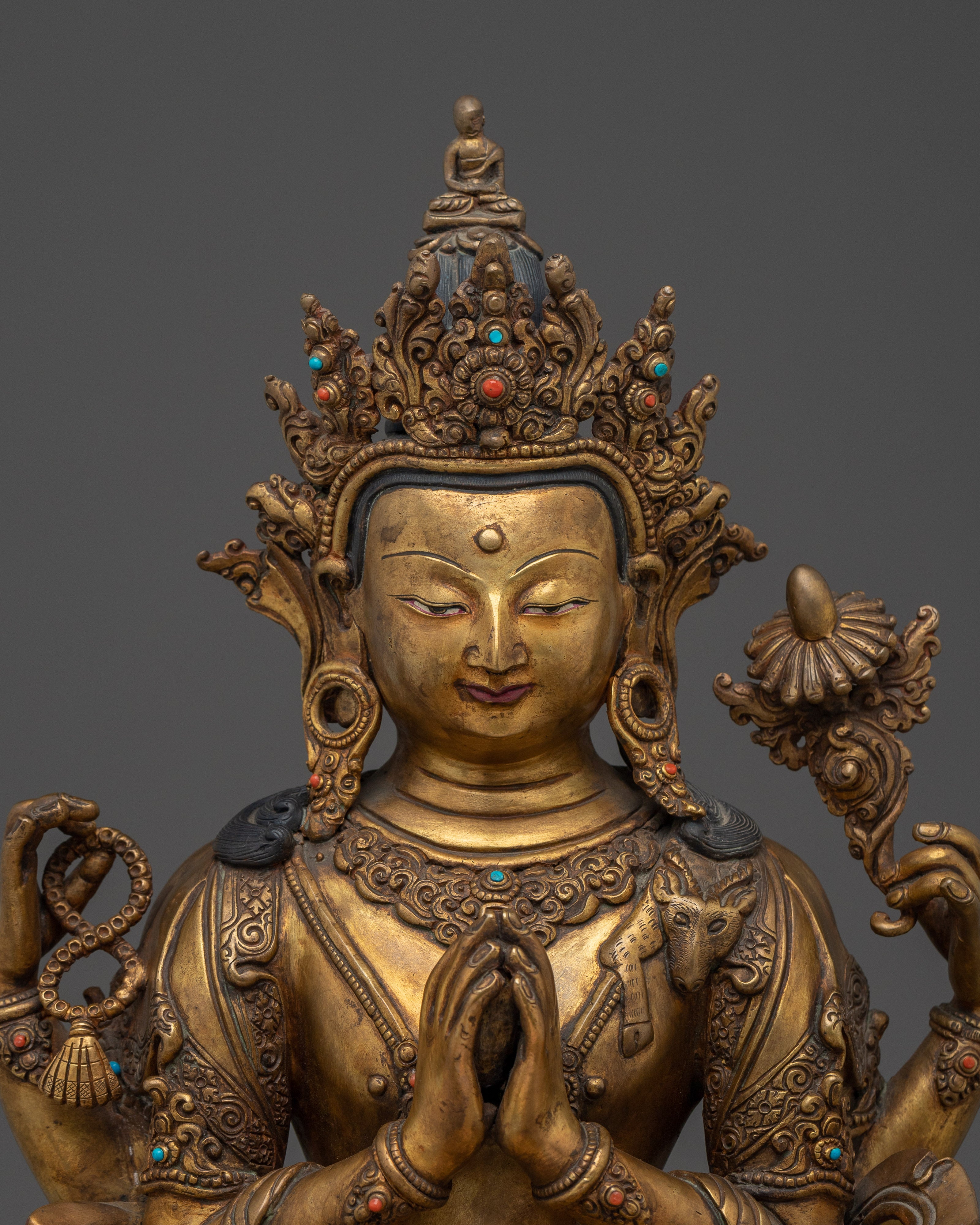 Divine Compassion Bodhisattva Chenrezig Statue