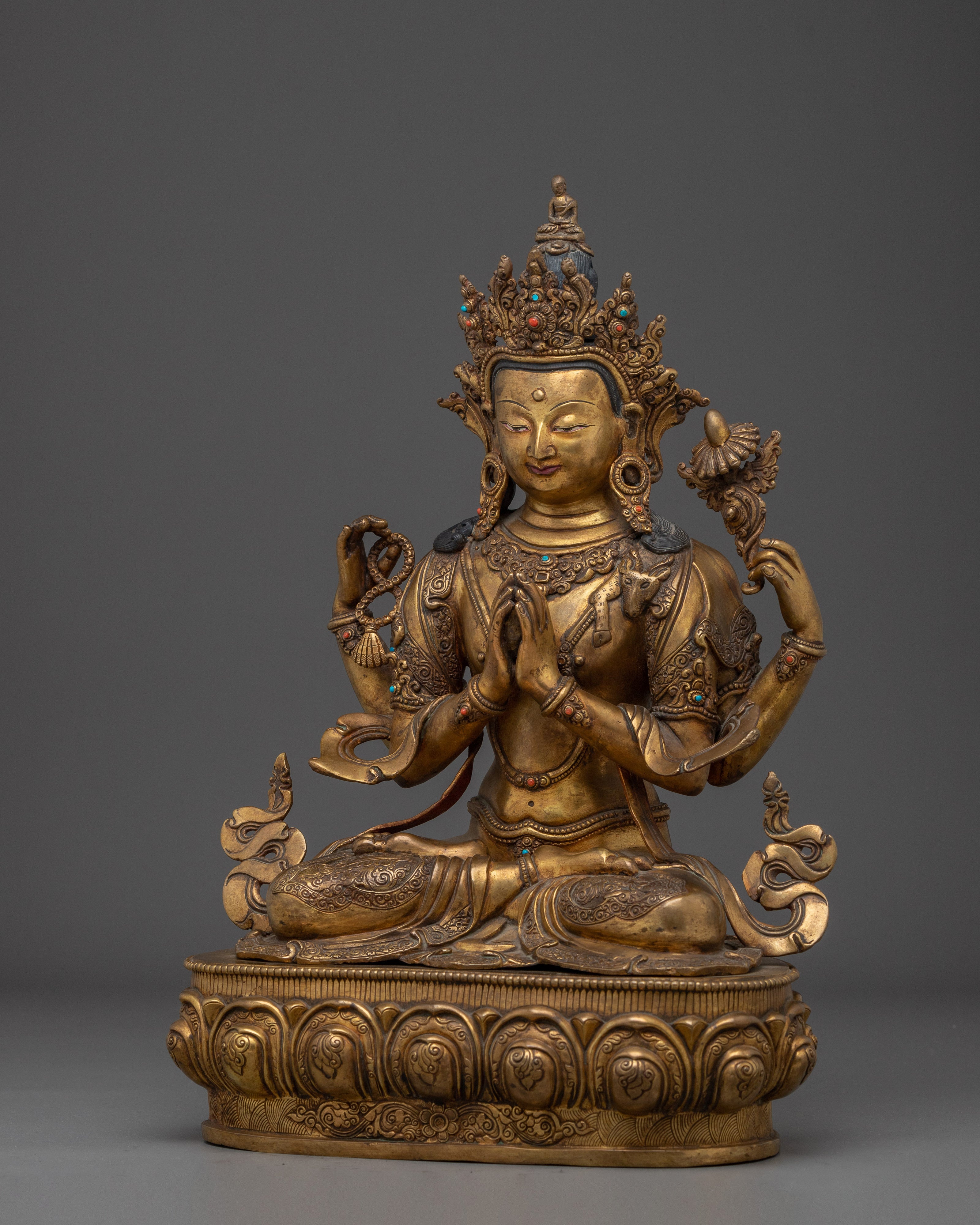 Divine Compassion Bodhisattva Chenrezig Statue