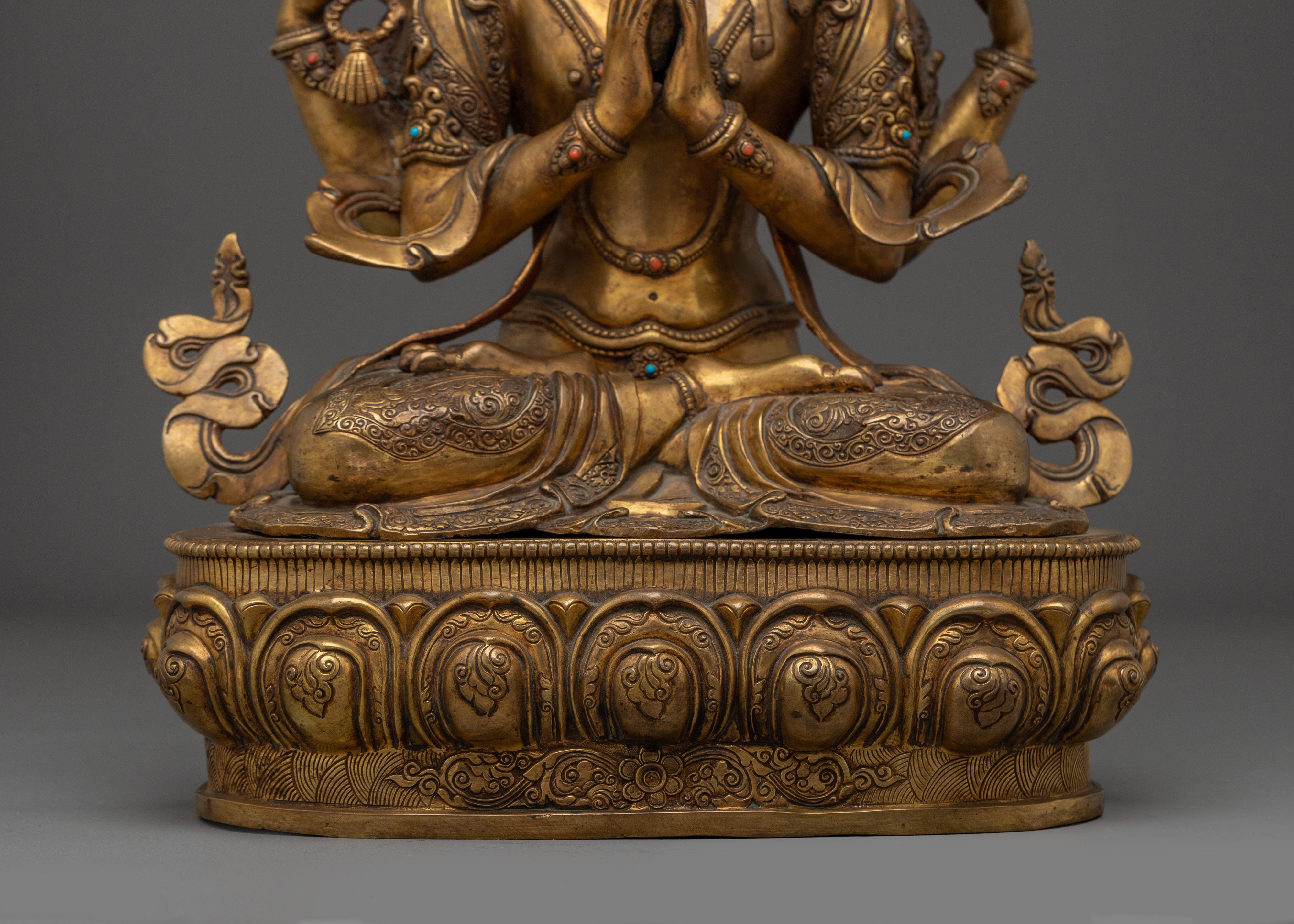 Divine Compassion Bodhisattva Chenrezig Statue