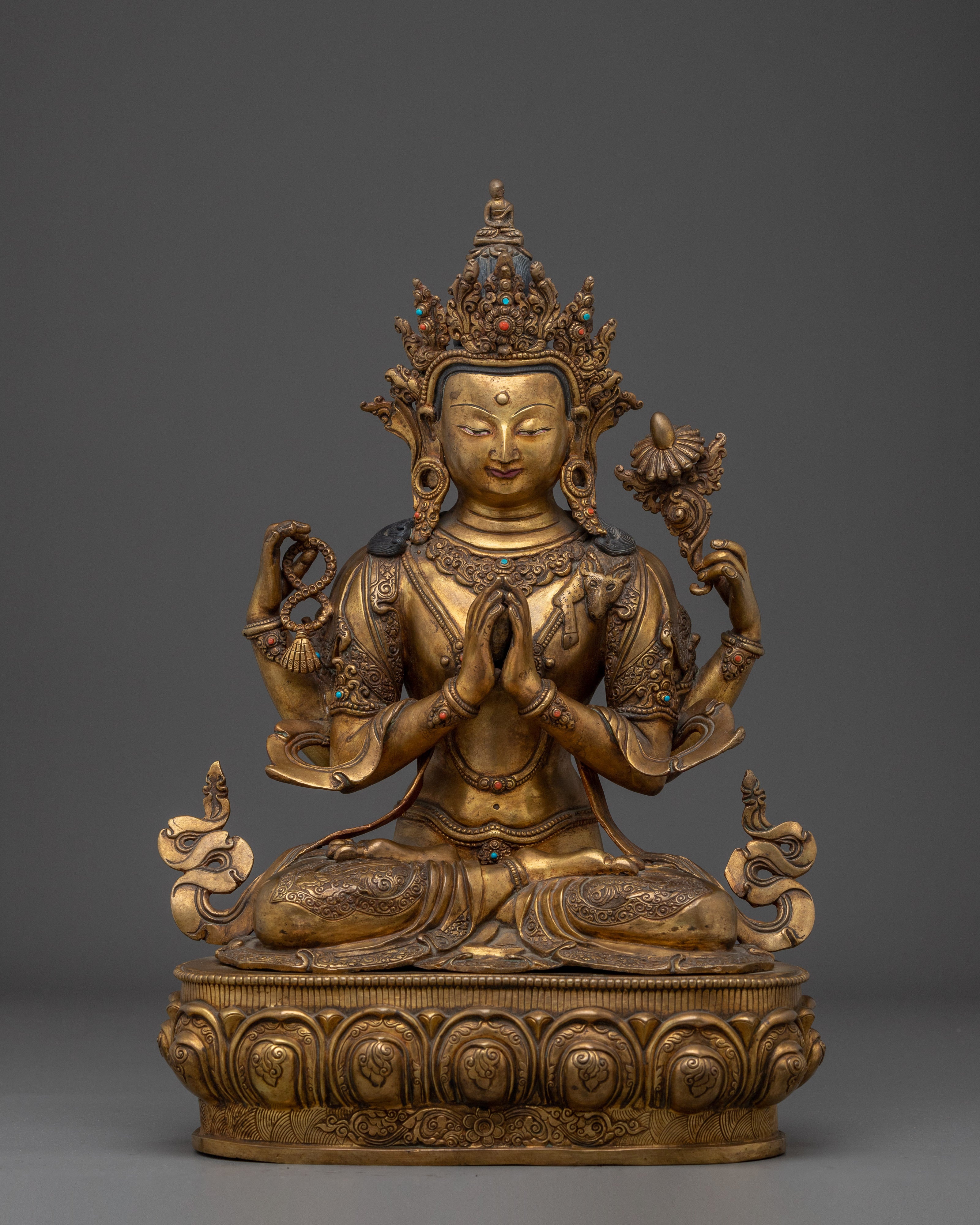 Divine Compassion Bodhisattva Chenrezig Statue