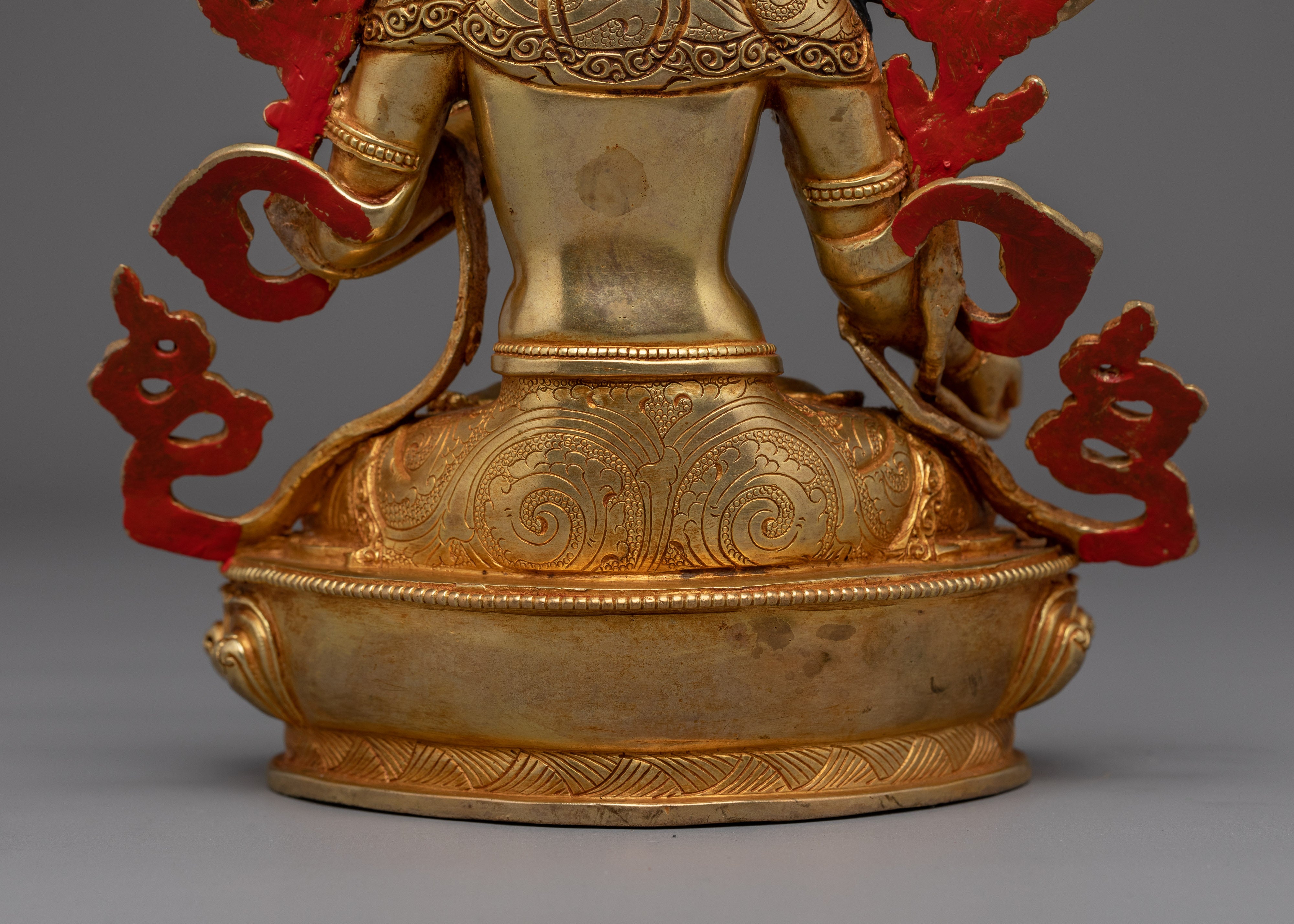 Himalayan White Tara Statue | Nepali Handcrafted Gold Icon