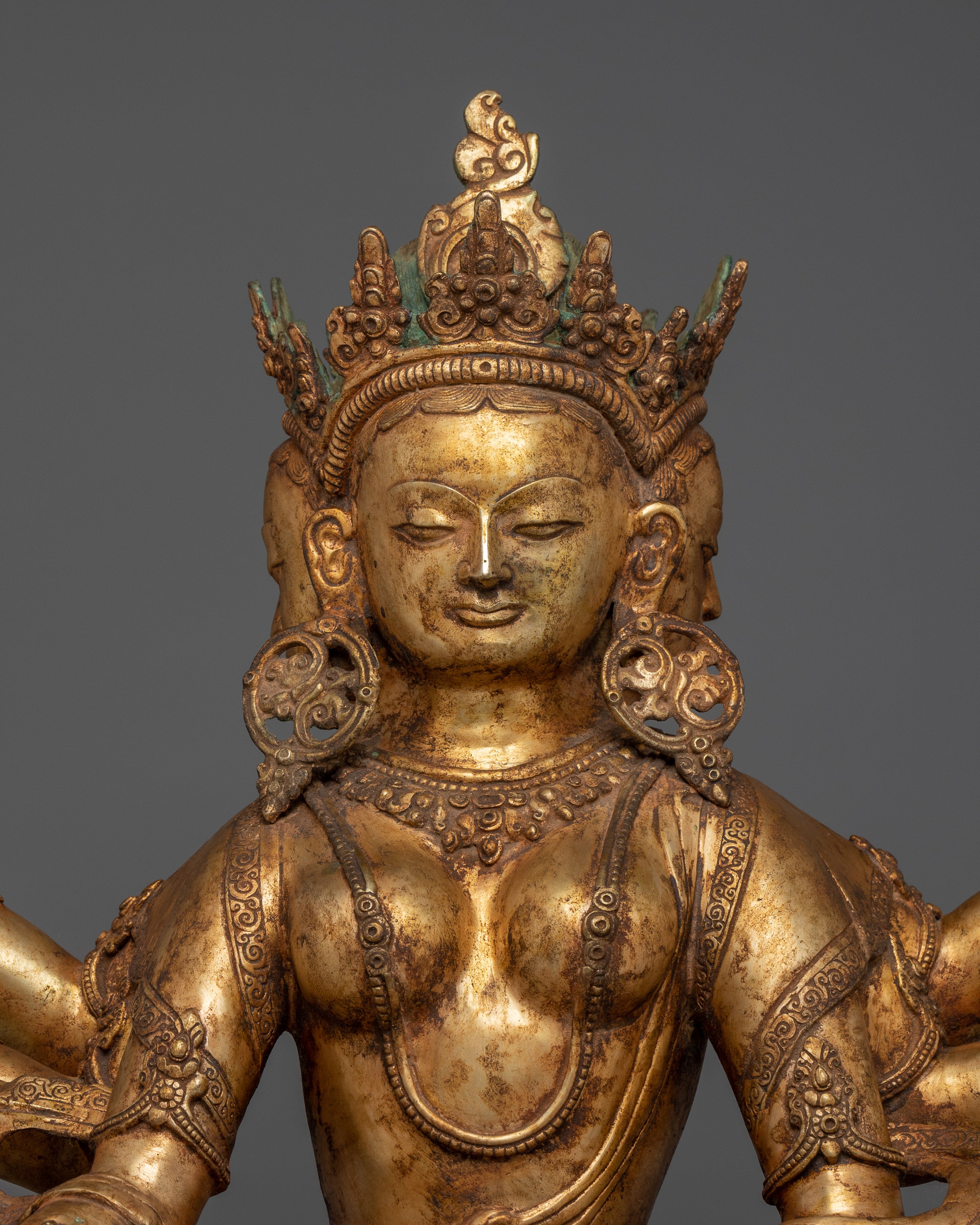Himalayan Vasudhara Statue | Nepali Crafted Icon
