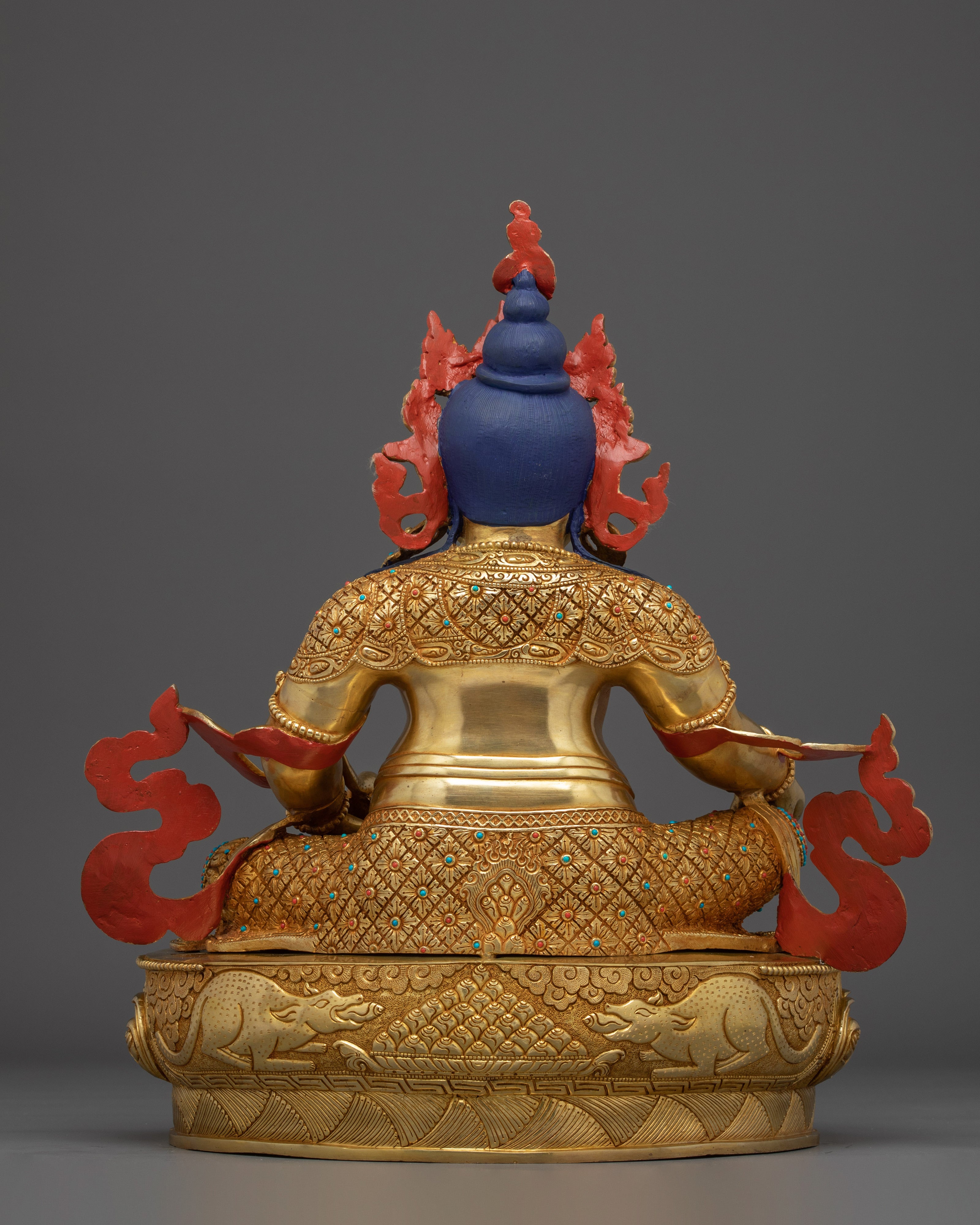 Tibetan Fortune Dzambhala Artwork | Handcrafted Icon of Prosperity