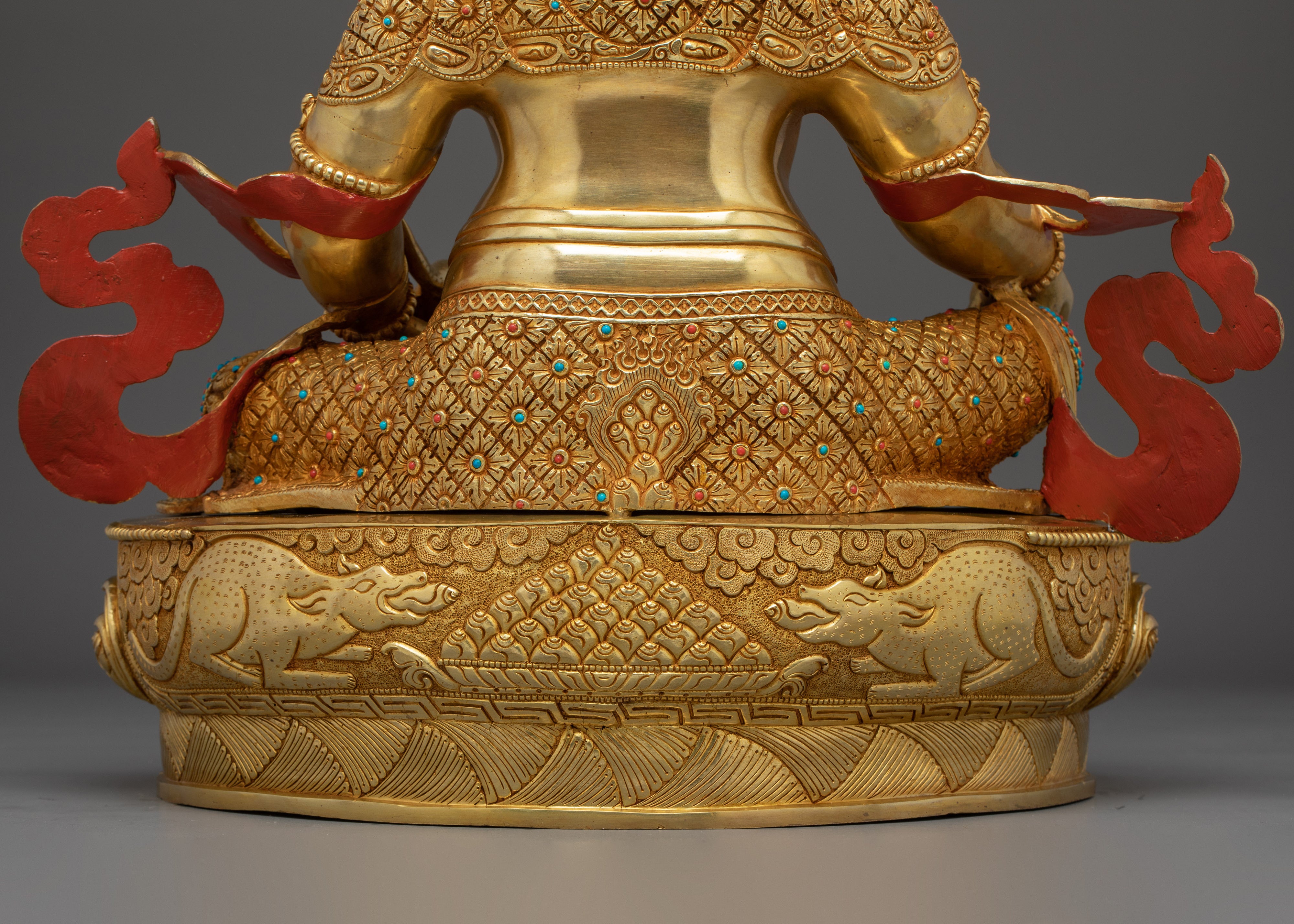 Tibetan Fortune Dzambhala Artwork | Handcrafted Icon of Prosperity