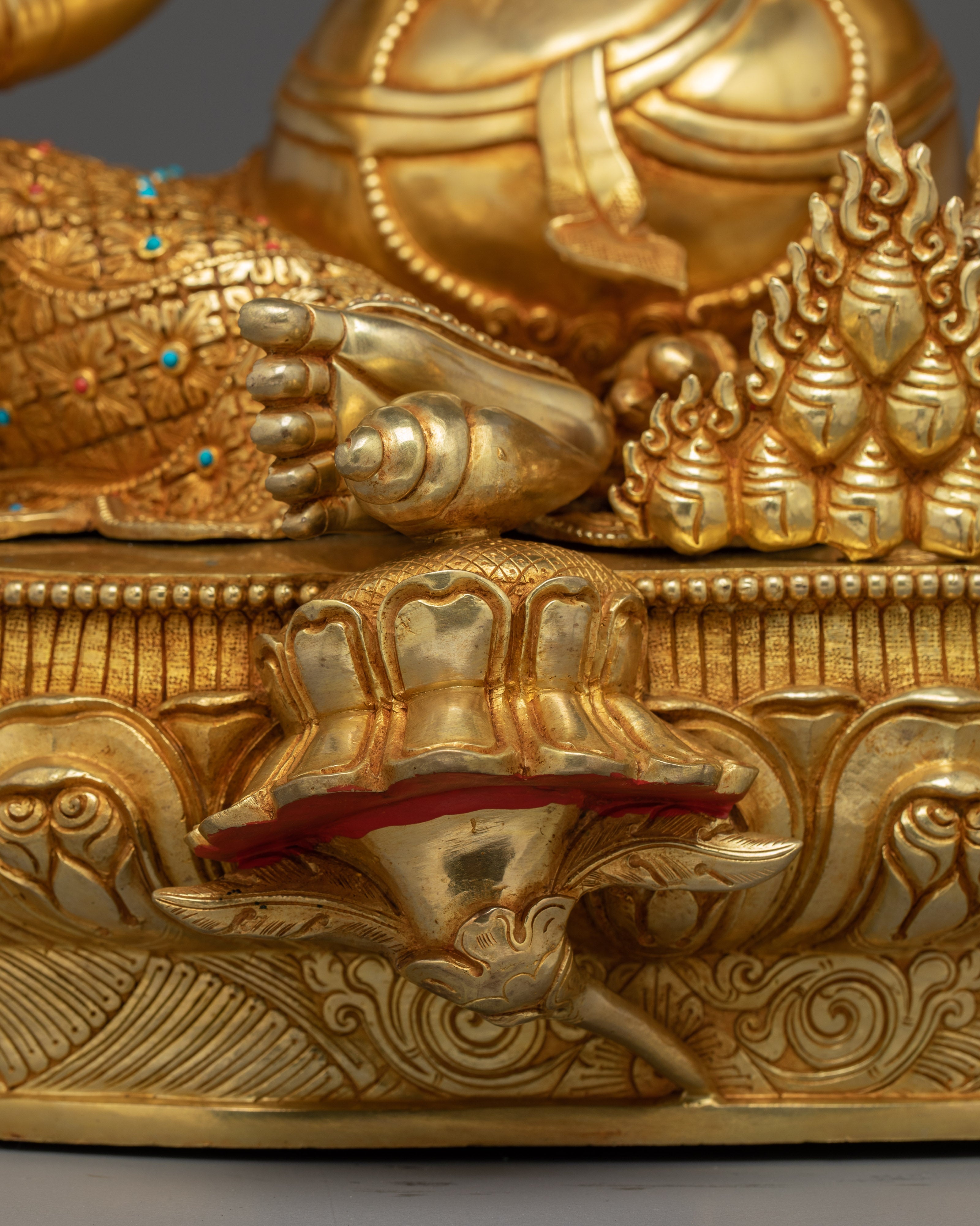 Tibetan Fortune Dzambhala Artwork | Handcrafted Icon of Prosperity