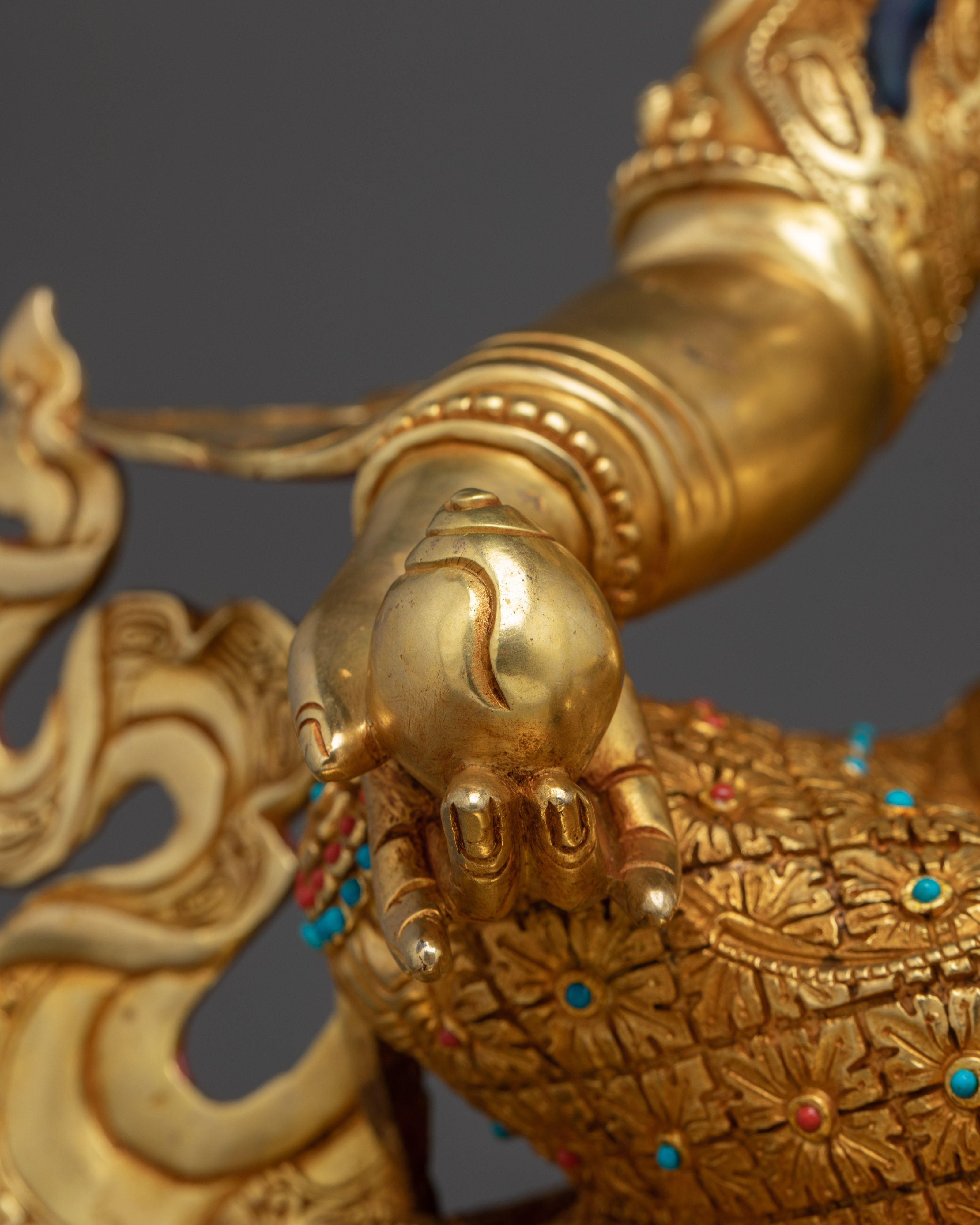 Tibetan Fortune Dzambhala Artwork | Handcrafted Icon of Prosperity