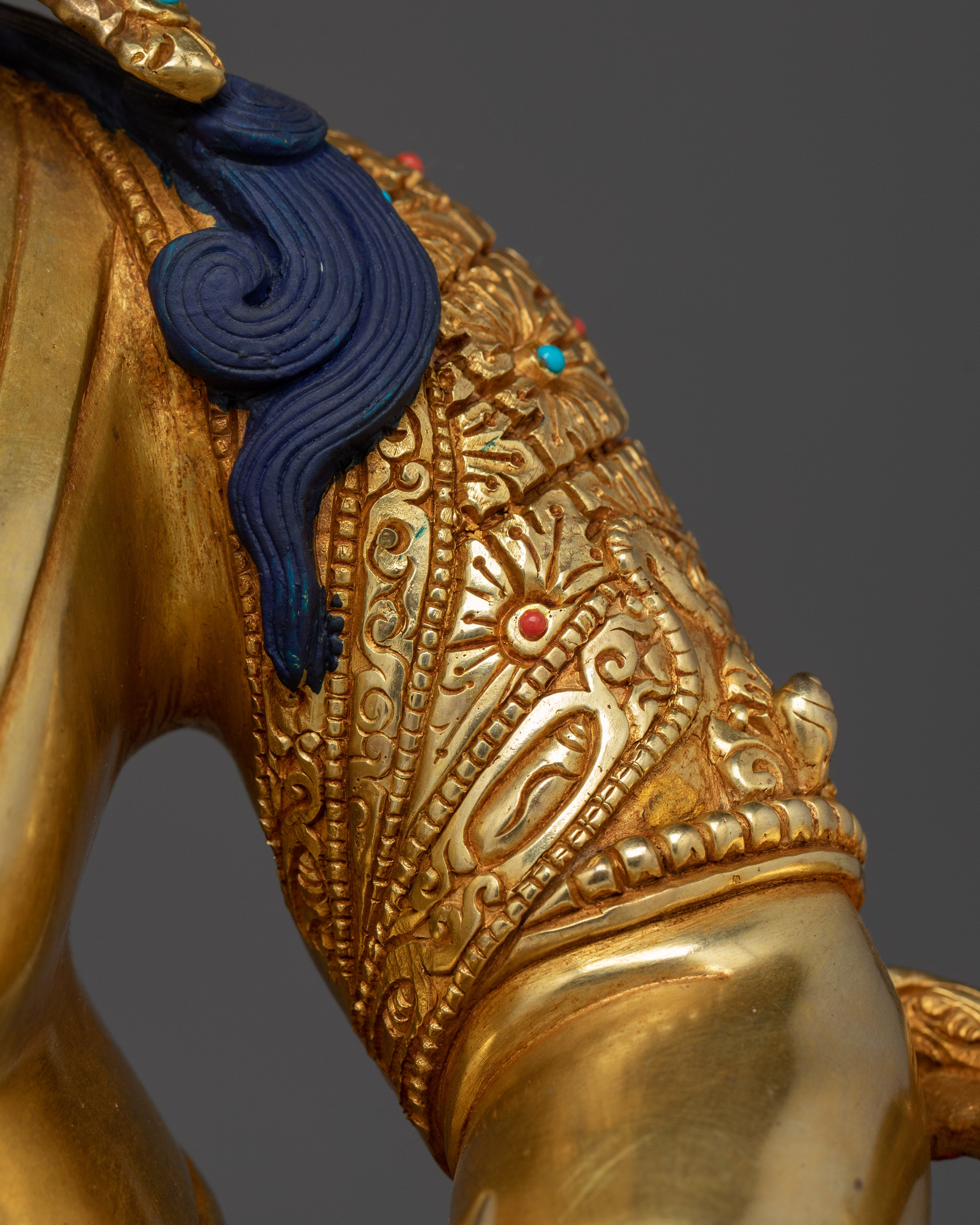 Tibetan Fortune Dzambhala Artwork | Handcrafted Icon of Prosperity