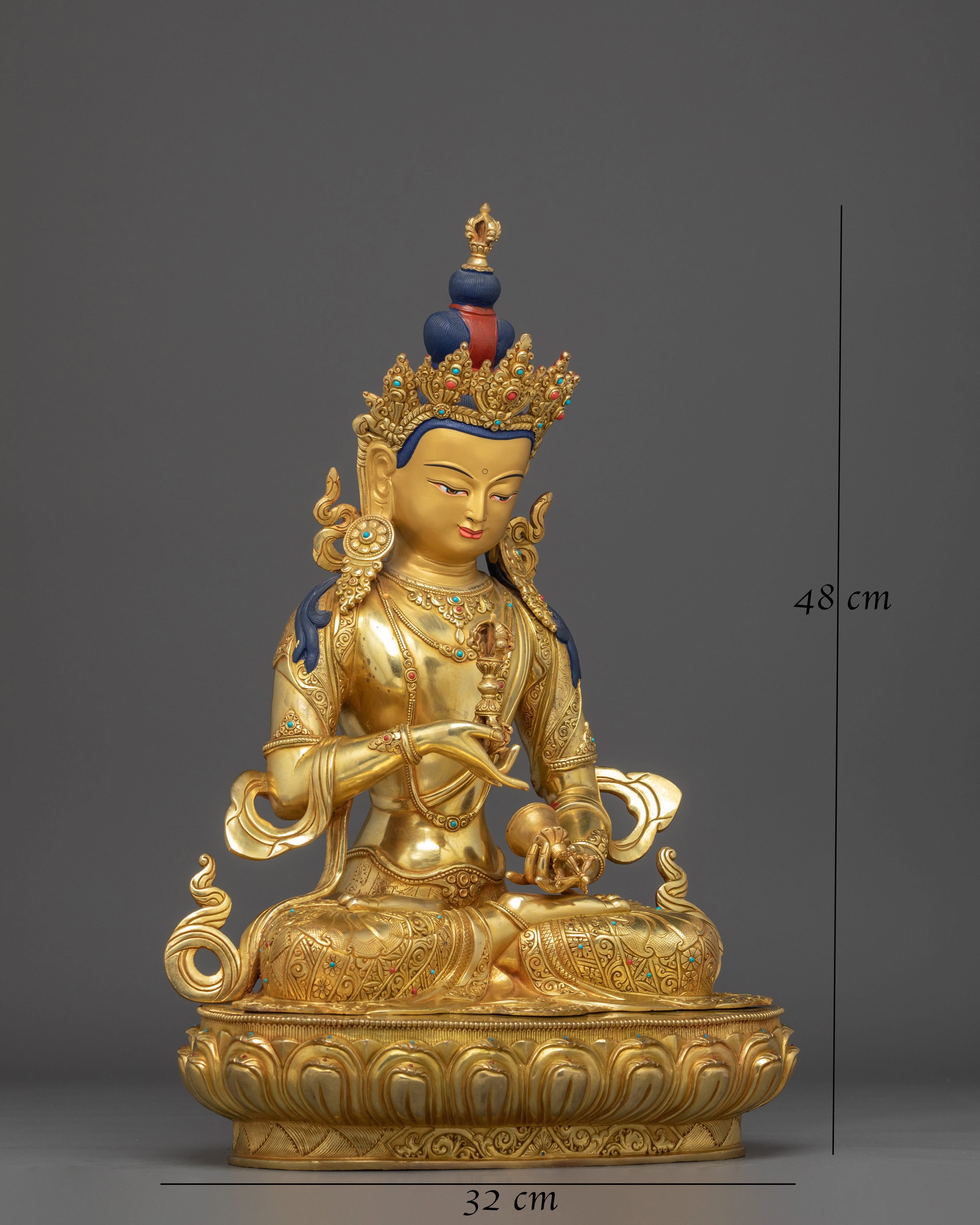Tibetan Golden Vajrasattva Icon