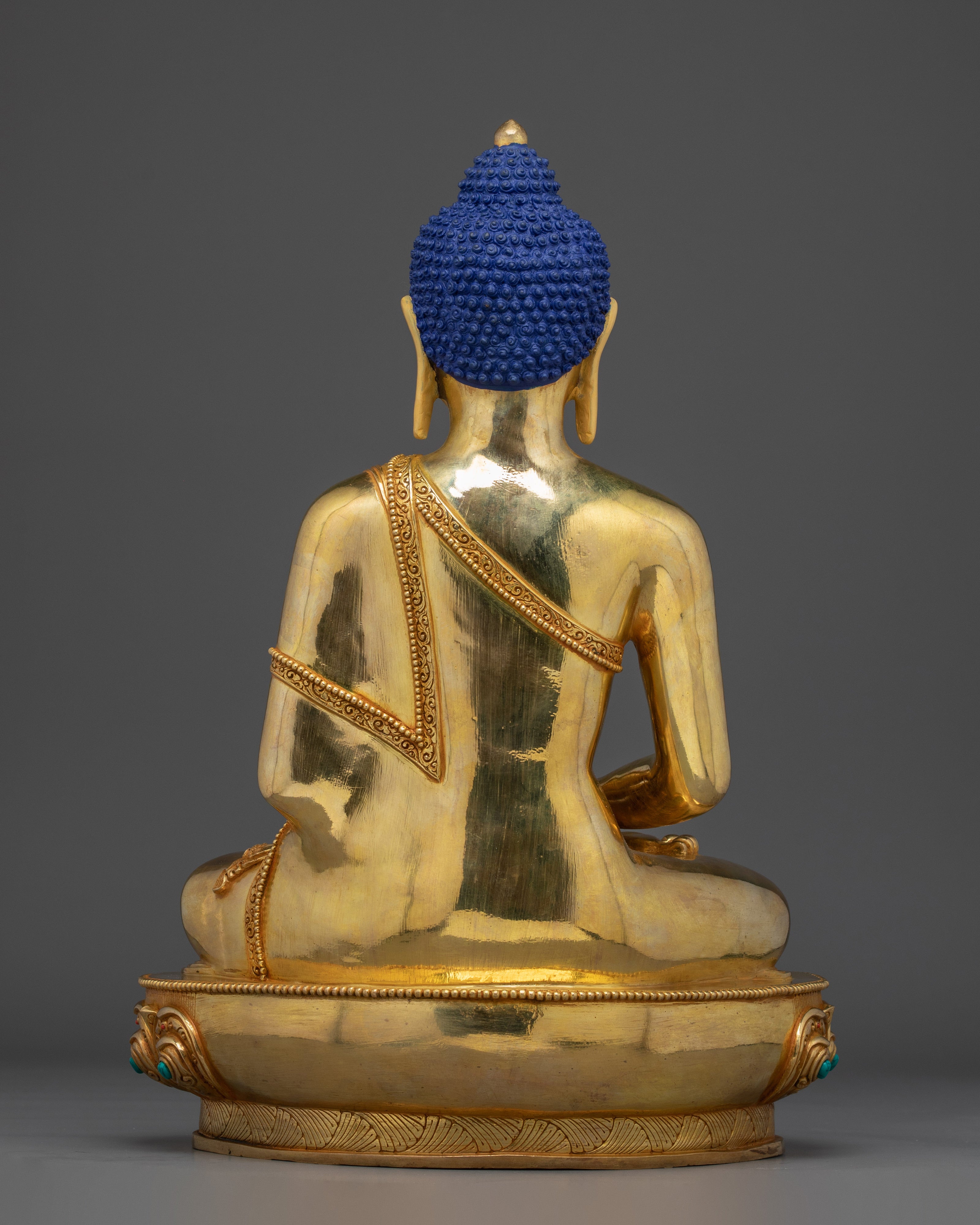 Amitabha Golden Art, Buddha of Infinite Light | Gold Gilded Sculpture