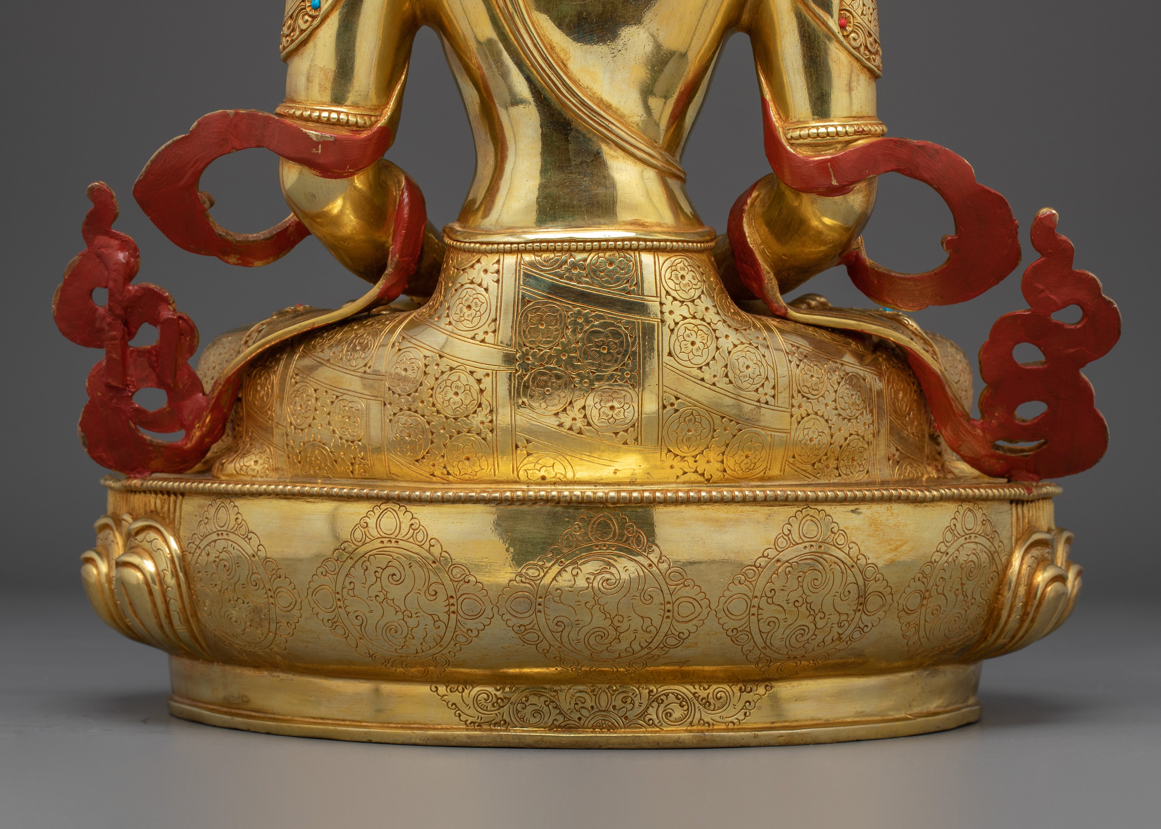 Amitayus, Bringer of Light | Nepali Gold Gilded Himalayan Icon