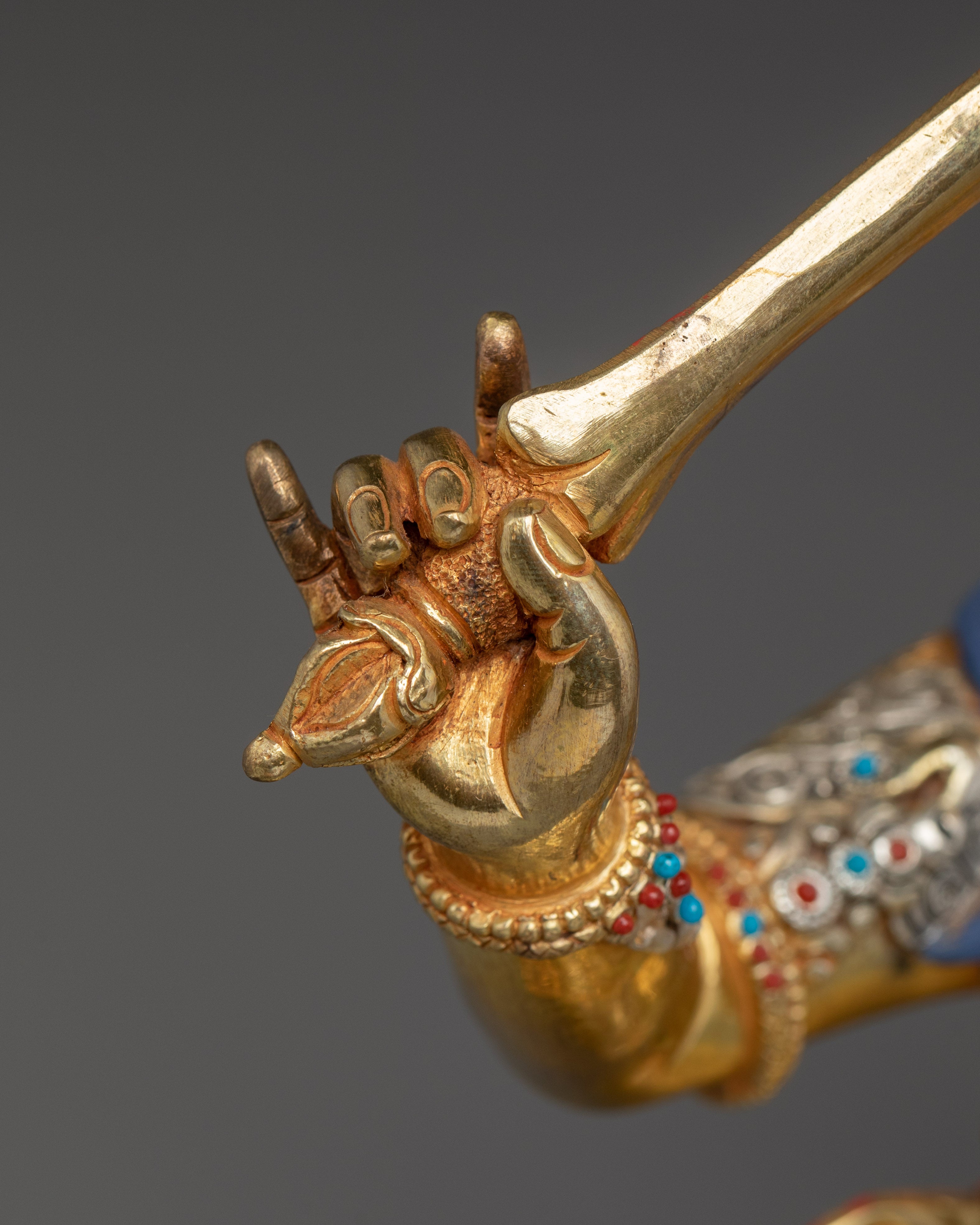 Himalayan Manjushri Statue | Bodhisattva of Wisdom and Clarity