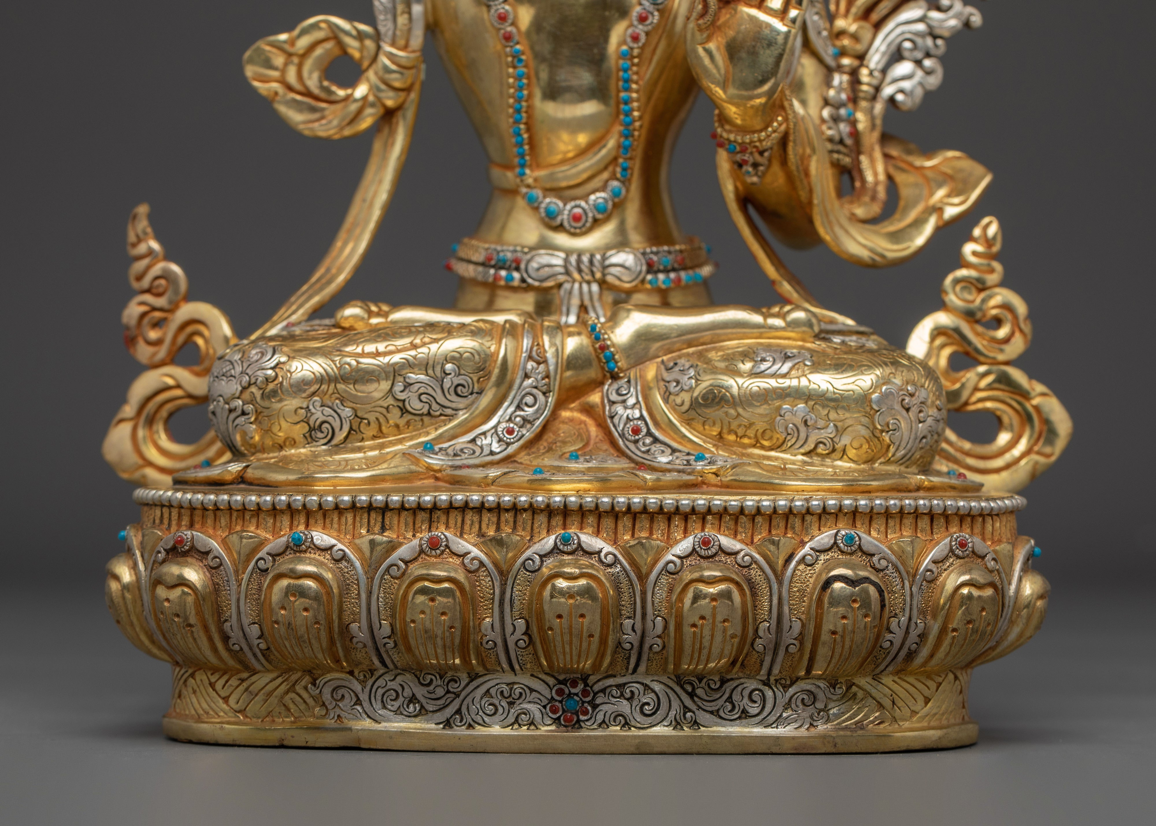 Himalayan Manjushri Statue | Bodhisattva of Wisdom and Clarity
