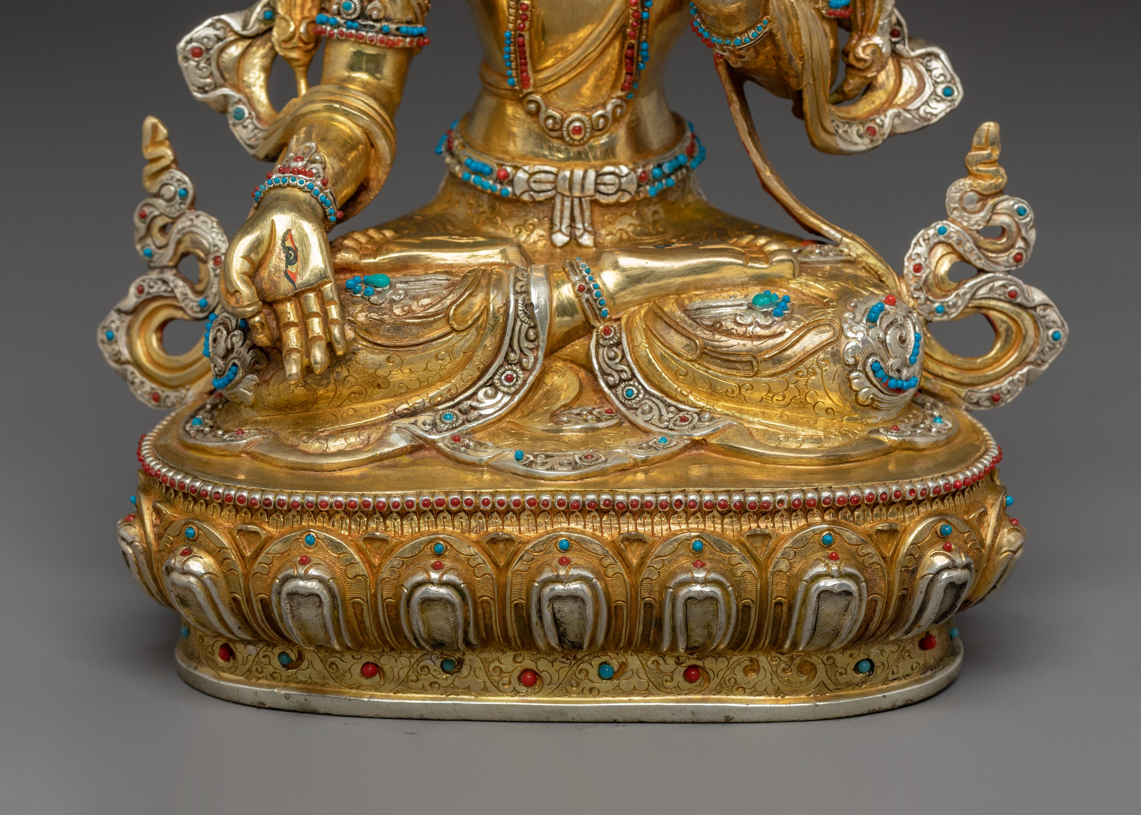 White Tara Statue, Goddess of Longevity and Healing