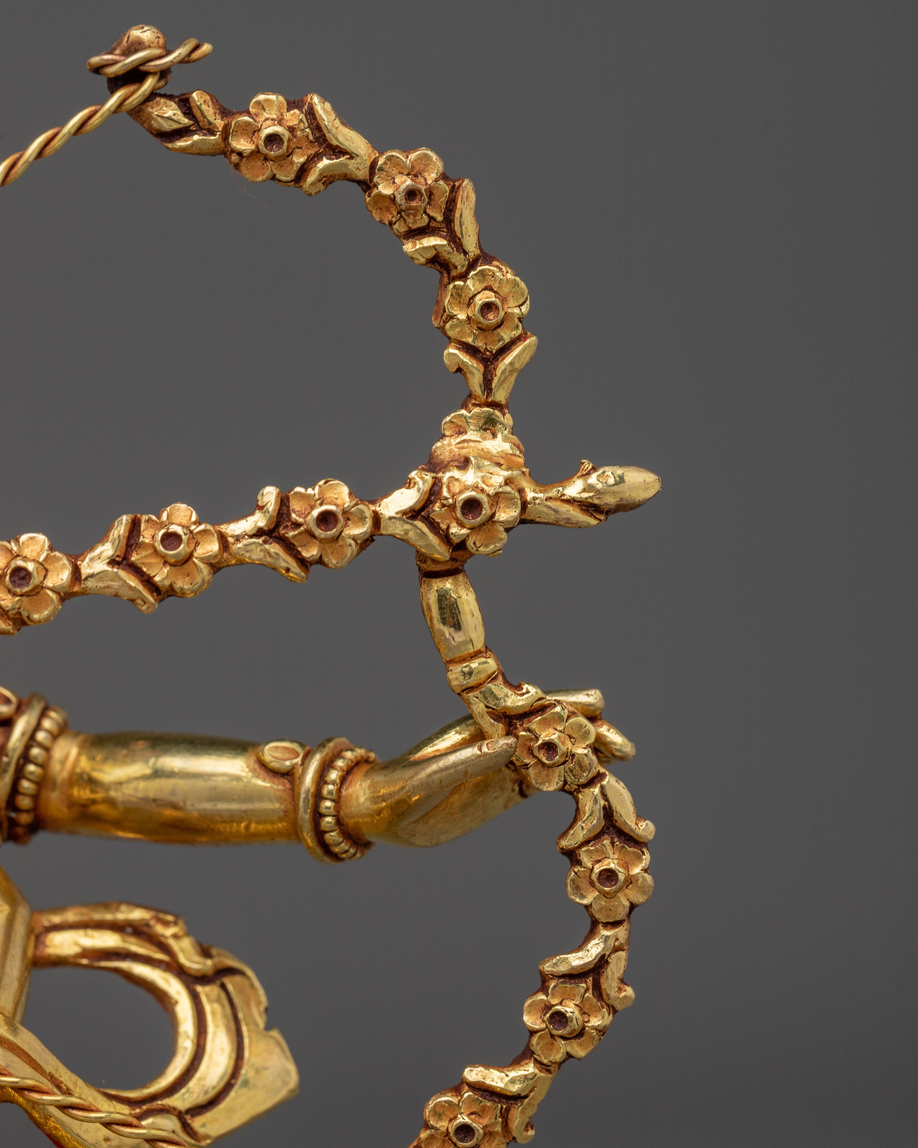 Golden Kurukulla Statue: The Goddess of Attraction