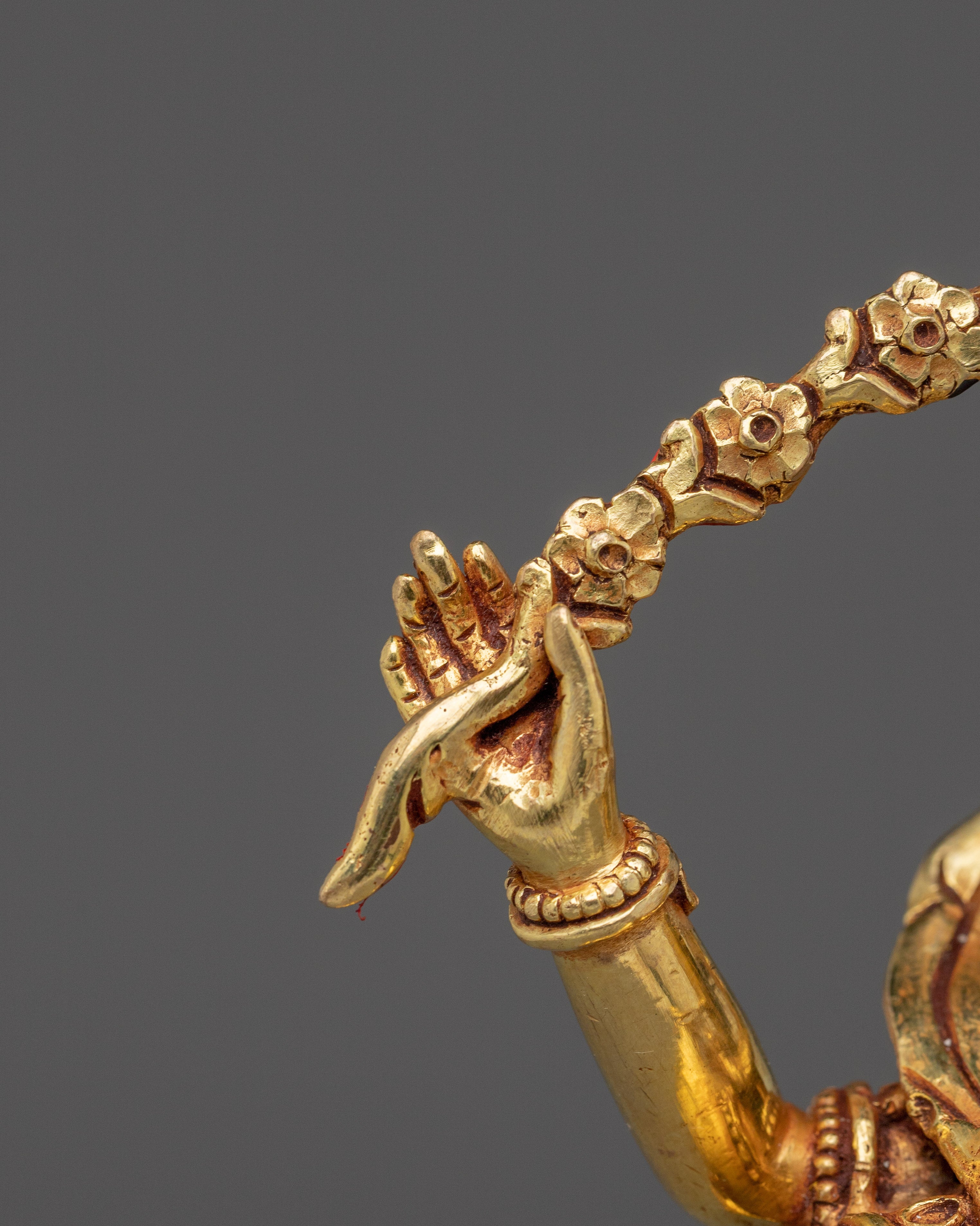 Golden Kurukulla Statue: The Goddess of Attraction