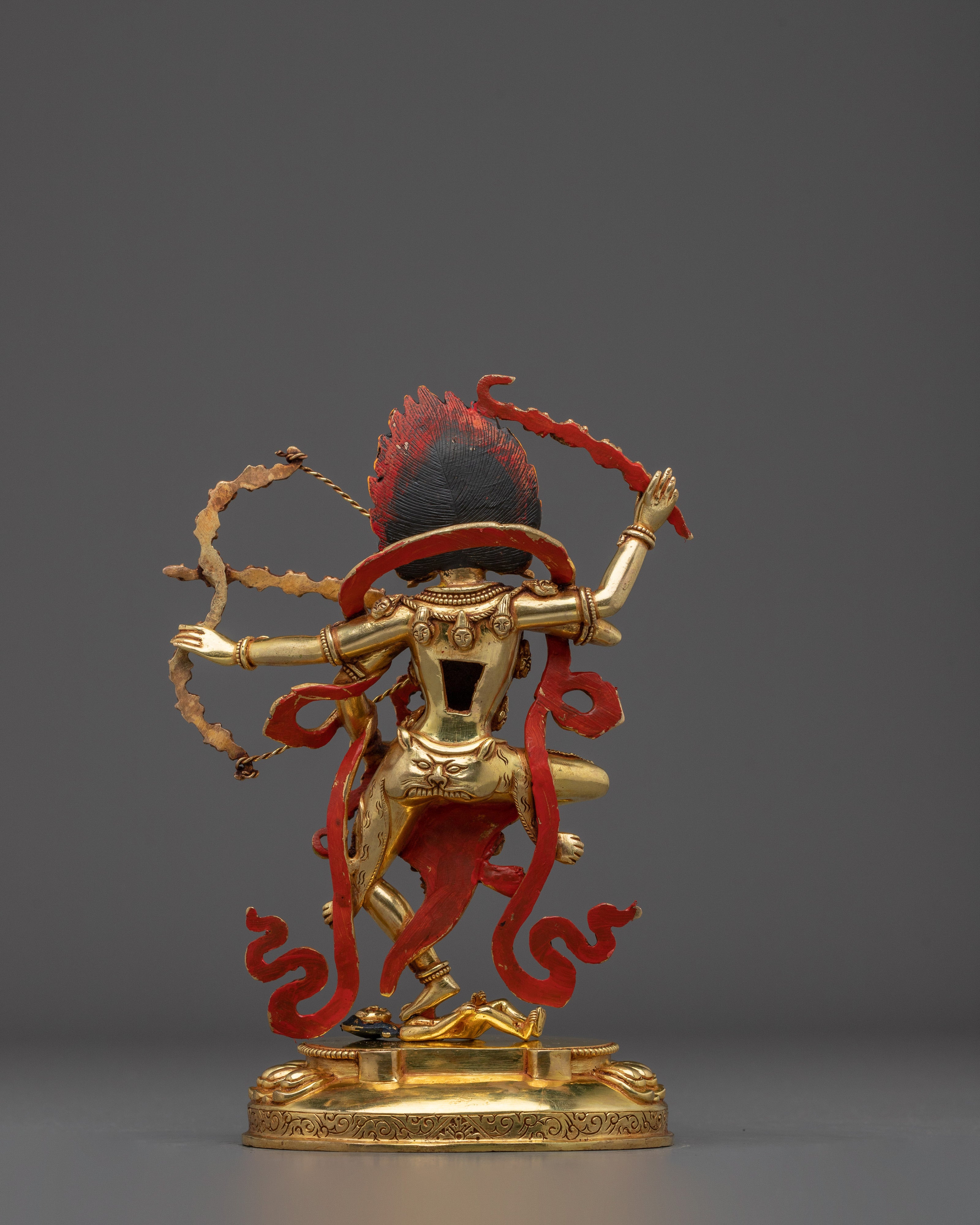 Golden Kurukulla Statue: The Goddess of Attraction