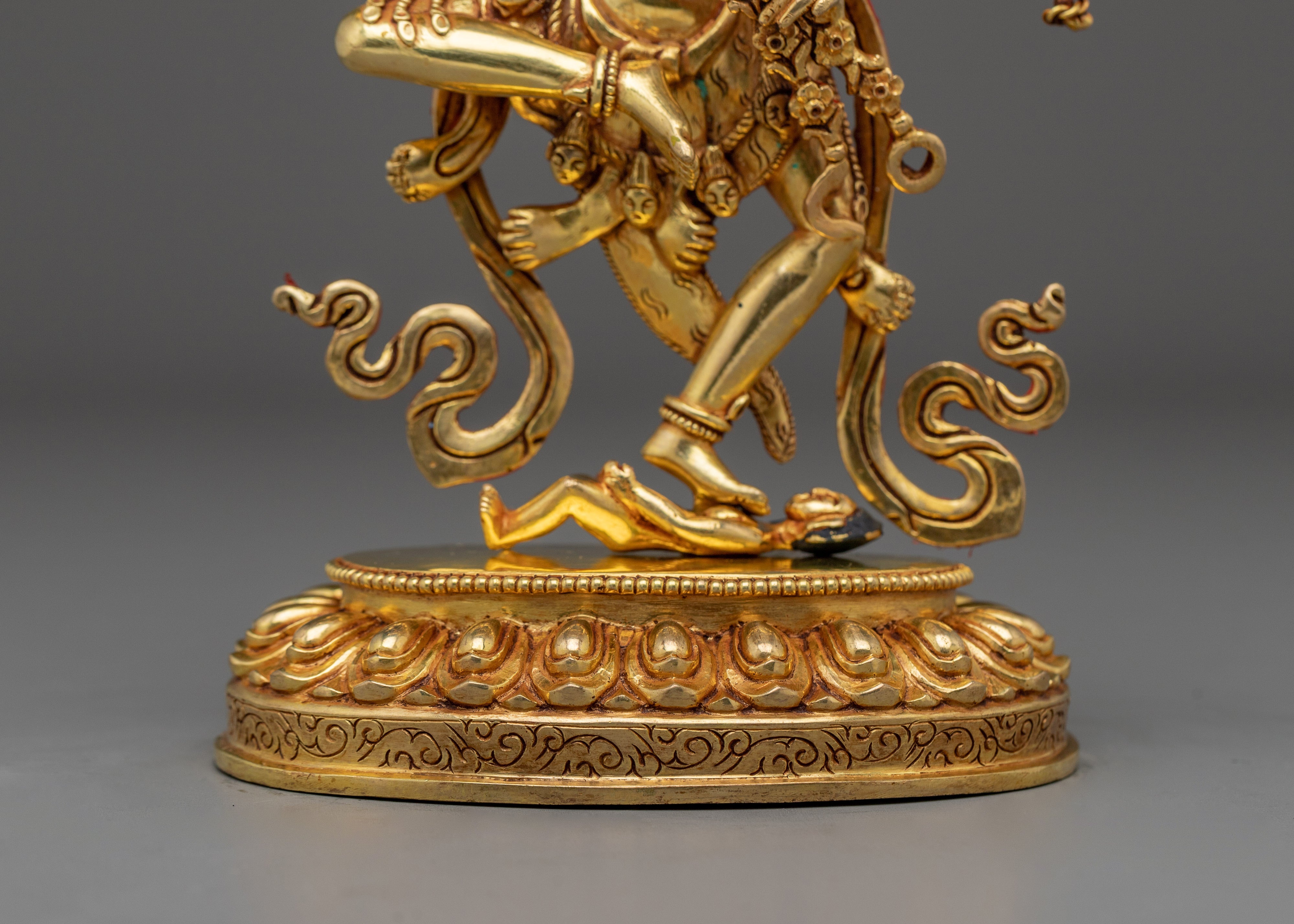 Golden Kurukulla Statue: The Goddess of Attraction