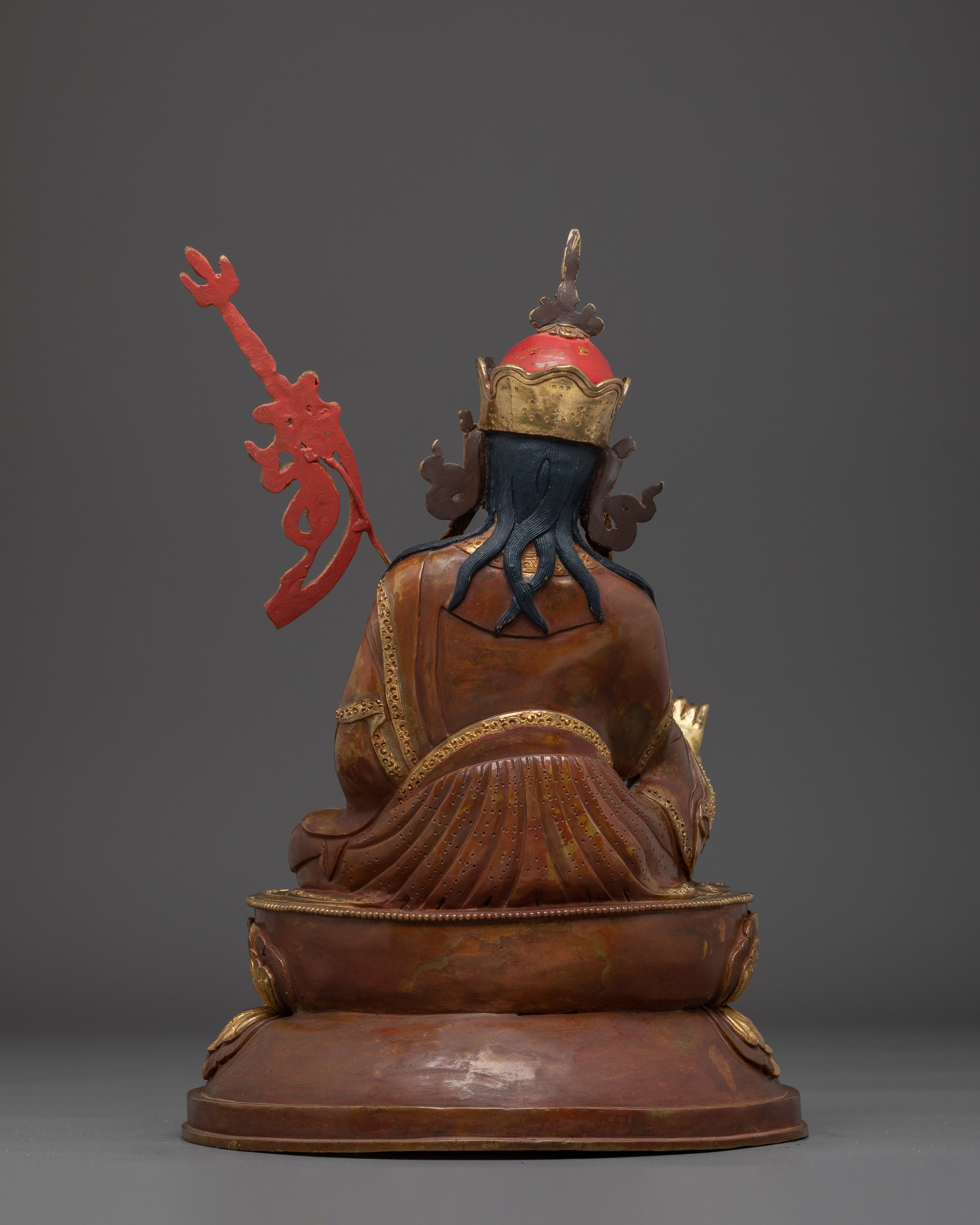 Guru Rinpoche, Lotus Born Enlightened | Nepali Crafted Icon