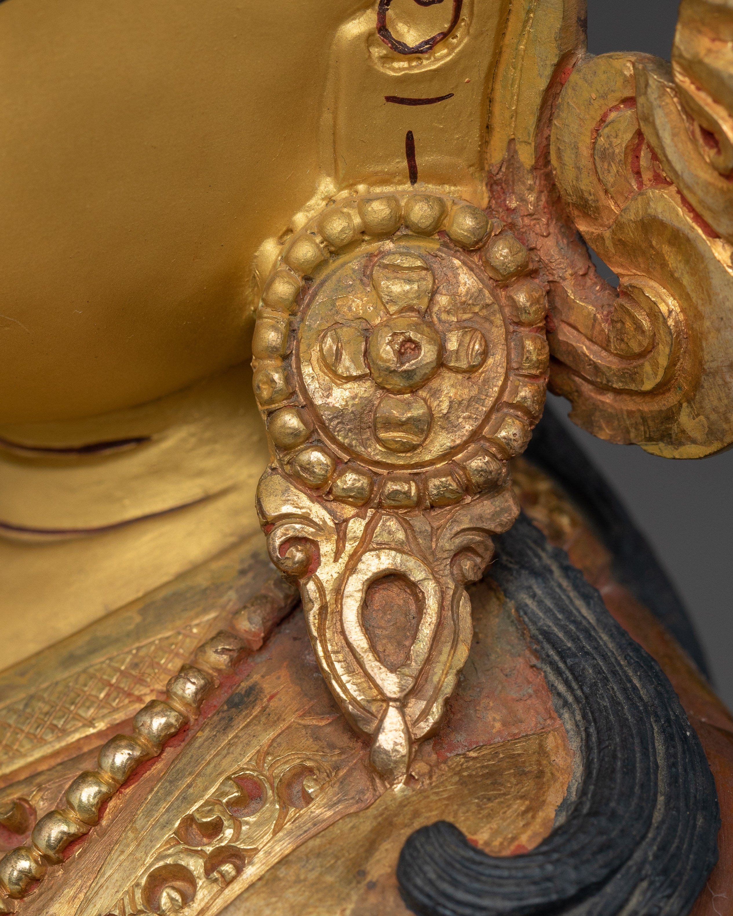 Guru Rinpoche, Lotus Born Enlightened | Nepali Crafted Icon