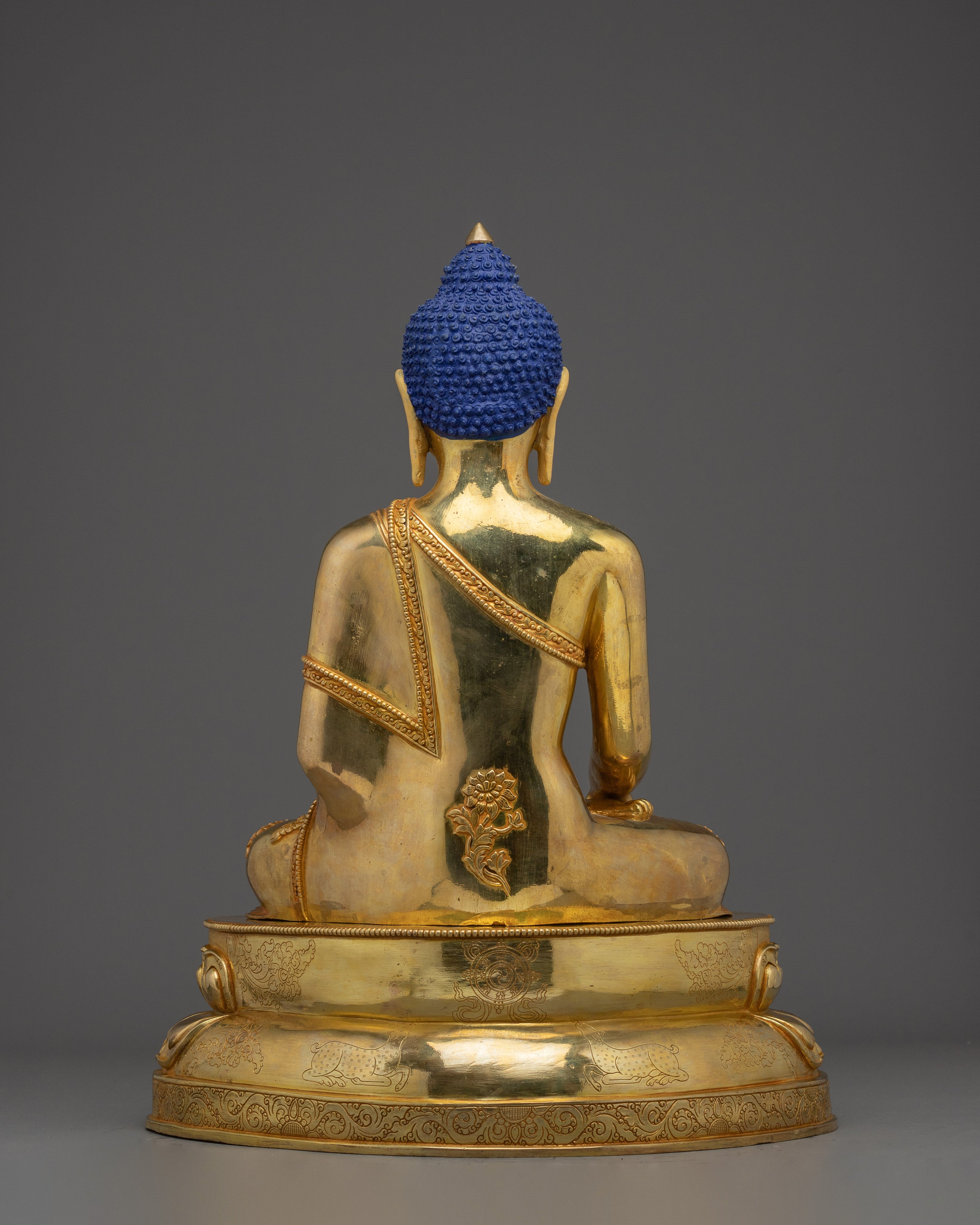 Shakyamuni Buddha, Teacher of Dharma | Nepali Gold Icon
