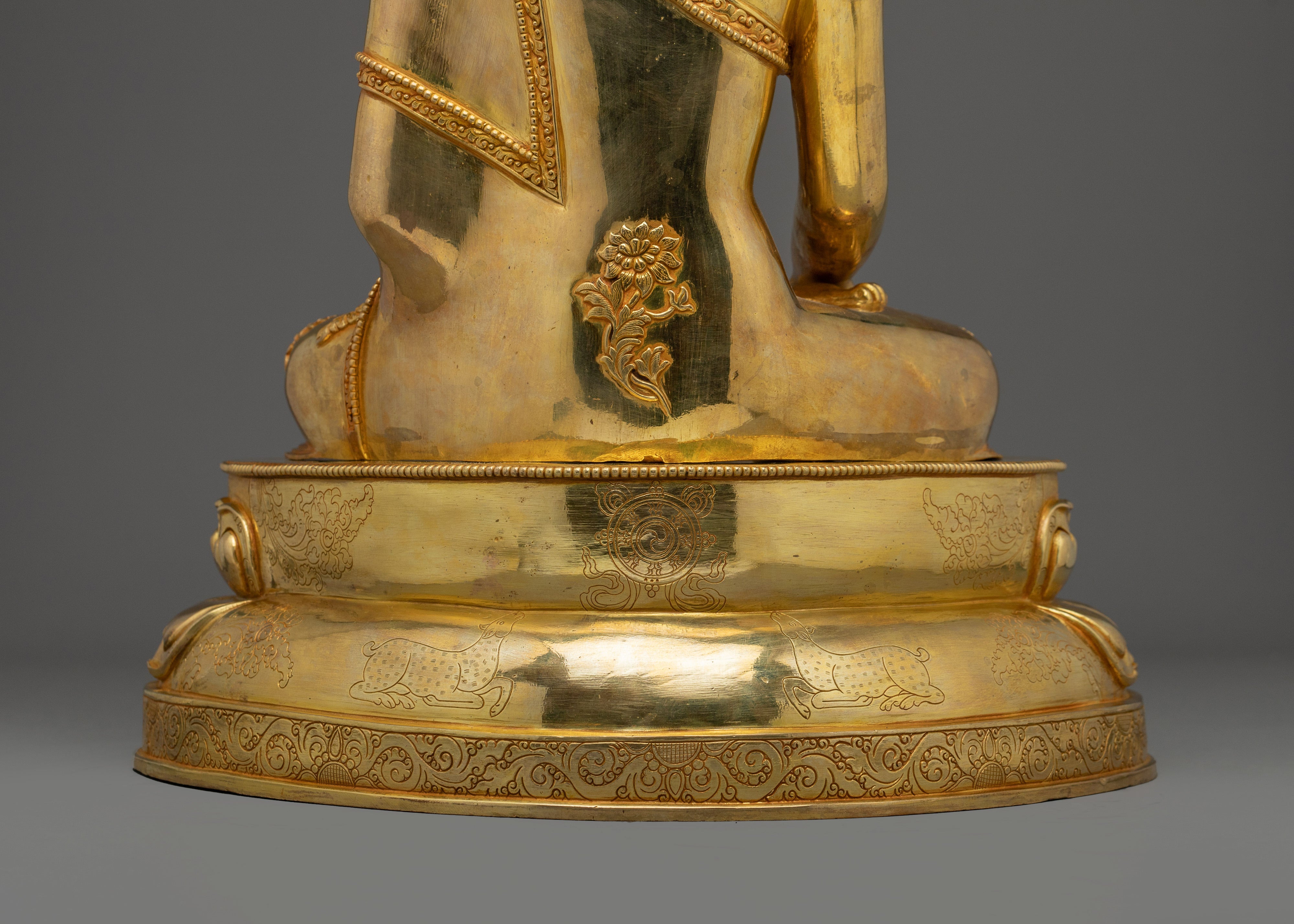 Shakyamuni Buddha, Teacher of Dharma | Nepali Gold Icon