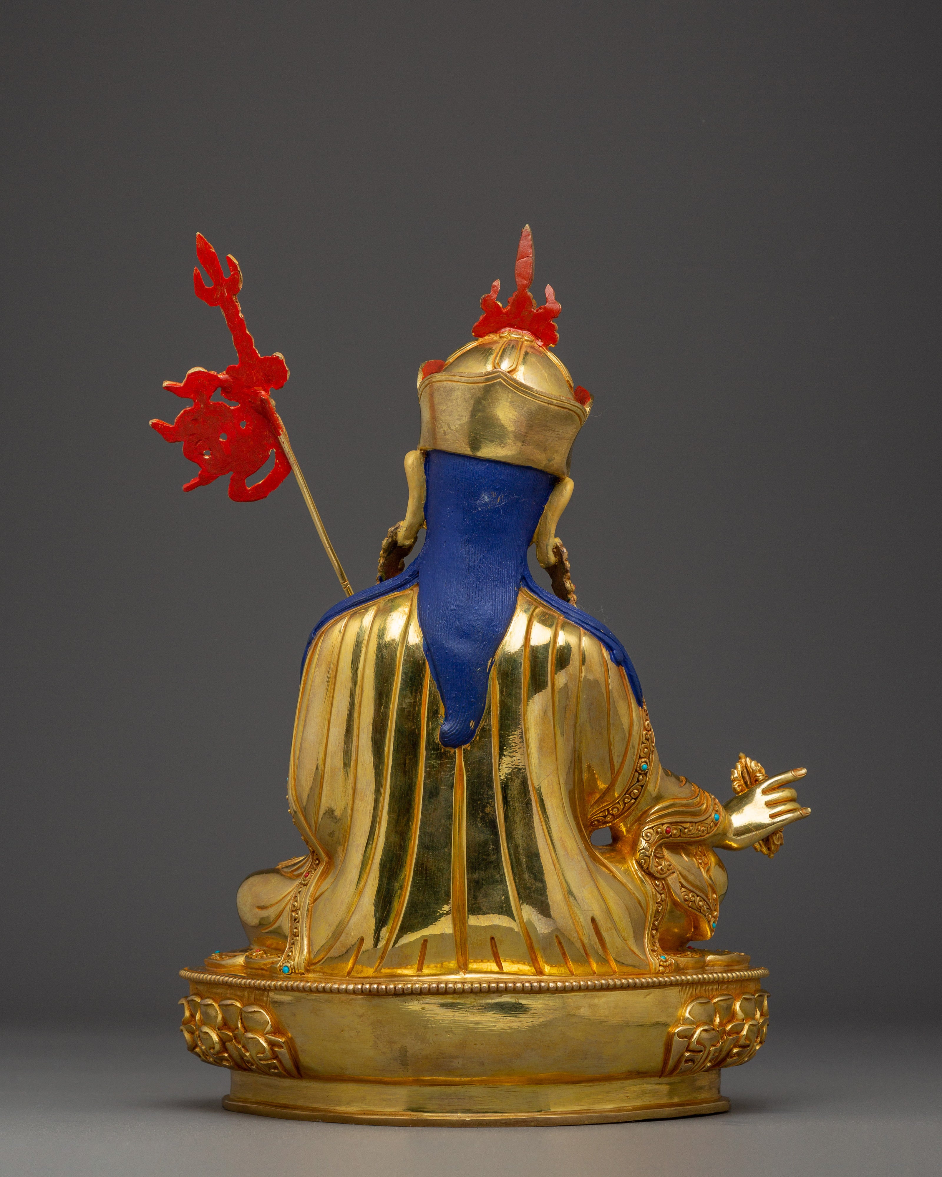 Guru Rinpoche Statue for Meditation and Spiritual Practice | Copper Sculpture