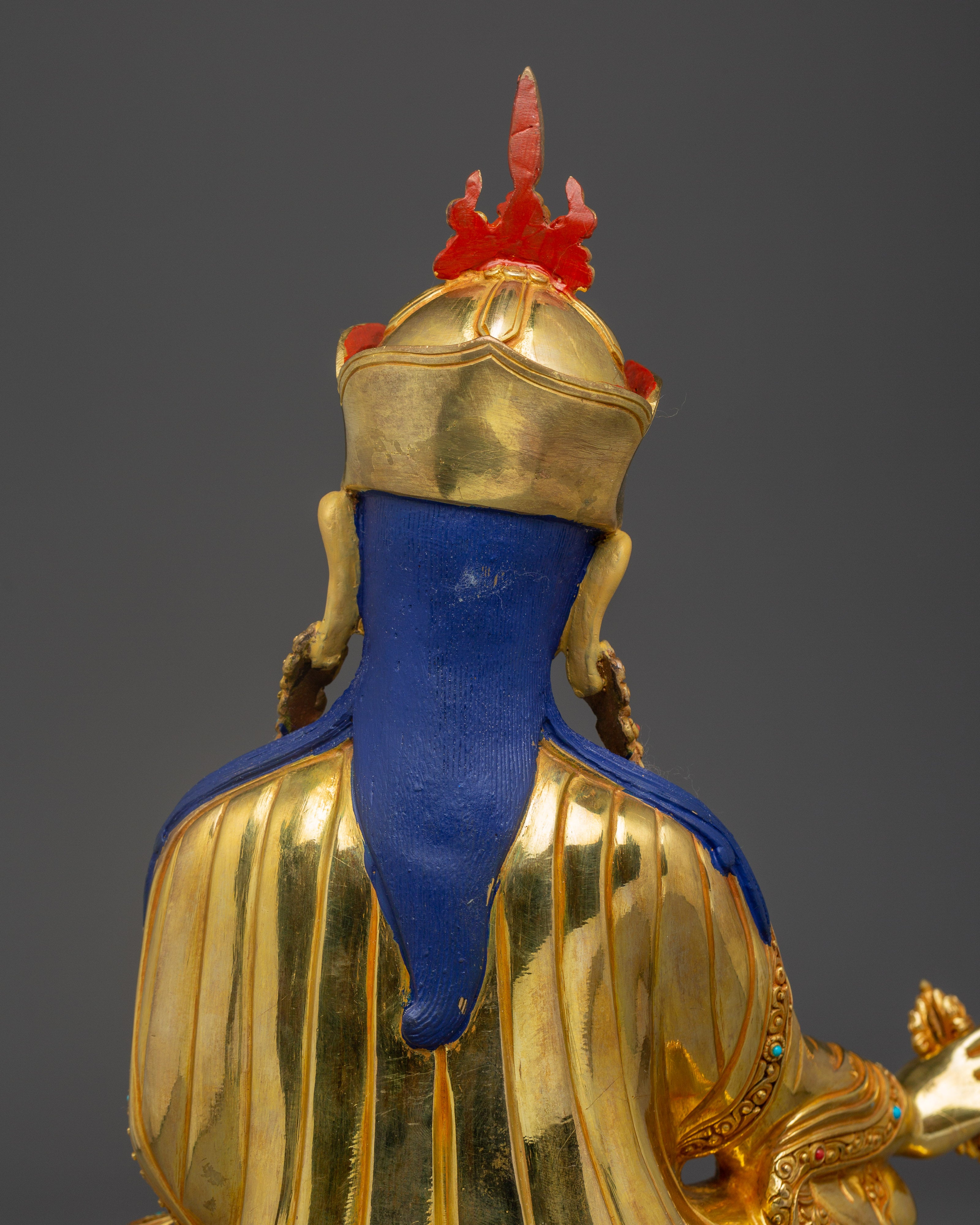 Guru Rinpoche Statue for Meditation and Spiritual Practice | Copper Sculpture