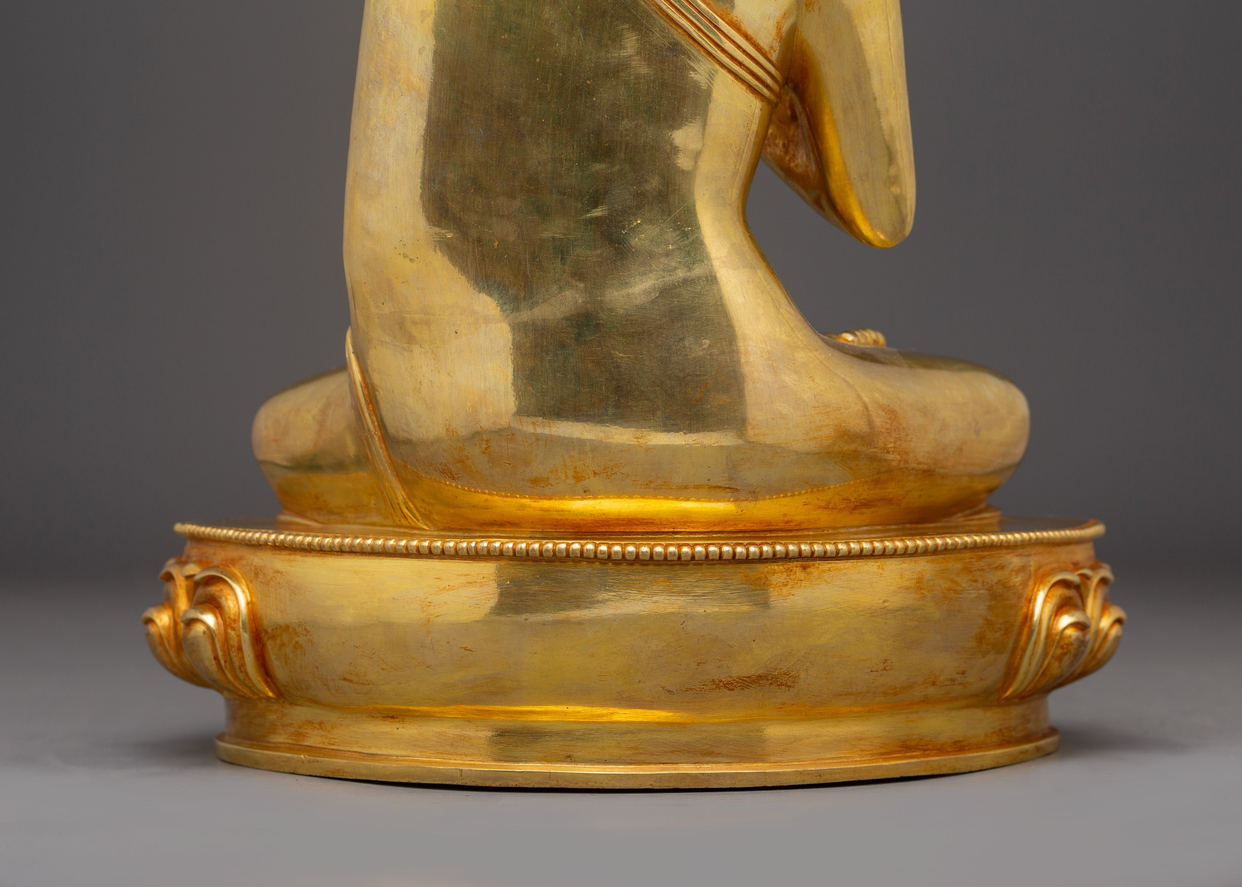 Amoghasiddhi Buddha Statue in 24K Gold | Ideal for Spiritual Practice