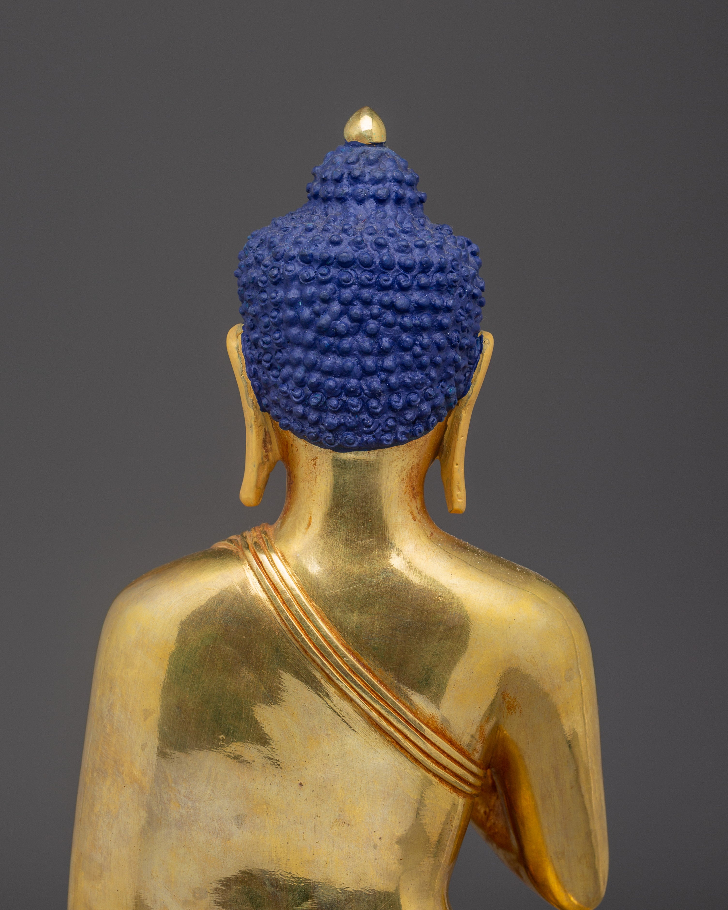 Amoghasiddhi Buddha Statue in 24K Gold | Ideal for Spiritual Practice