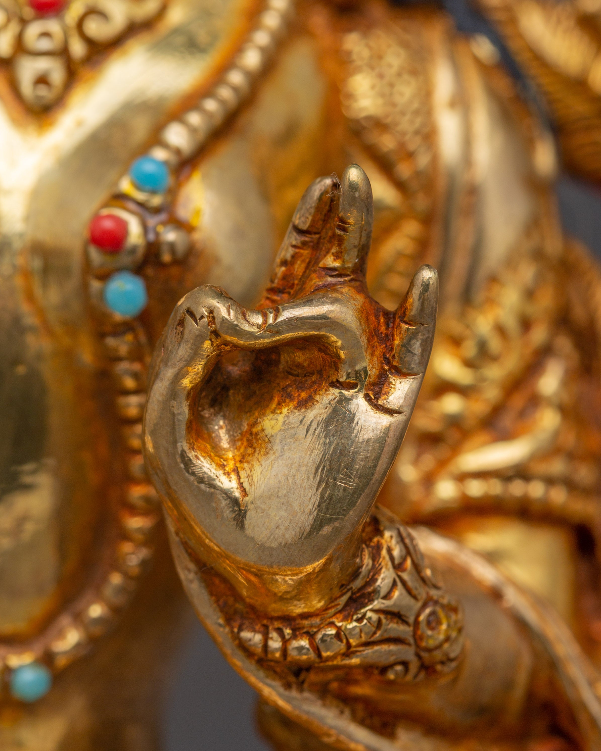 Buddhist White Tara Deity Statue for Dharma Decor