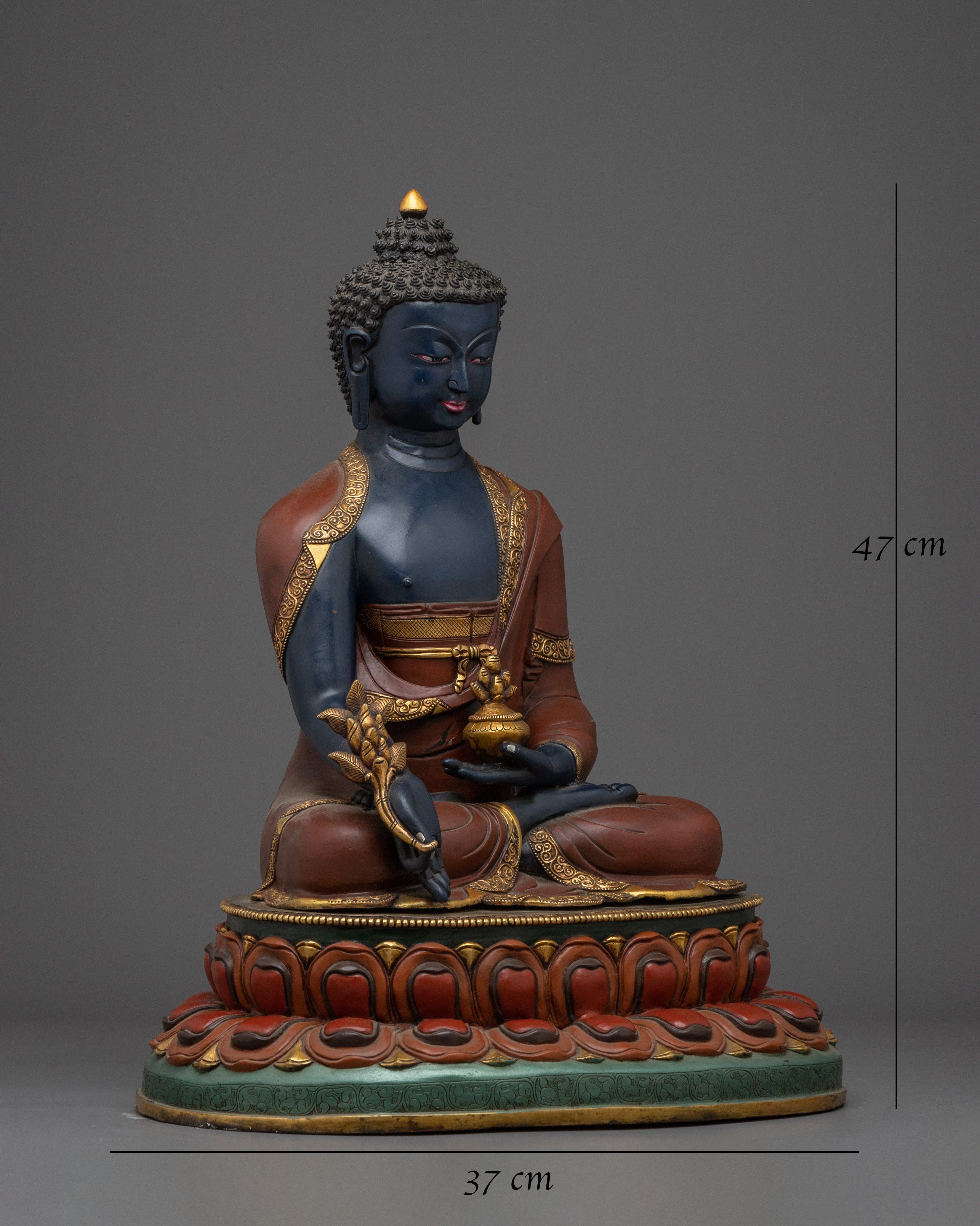 Medicine Buddha Enlighten Healing Figurine