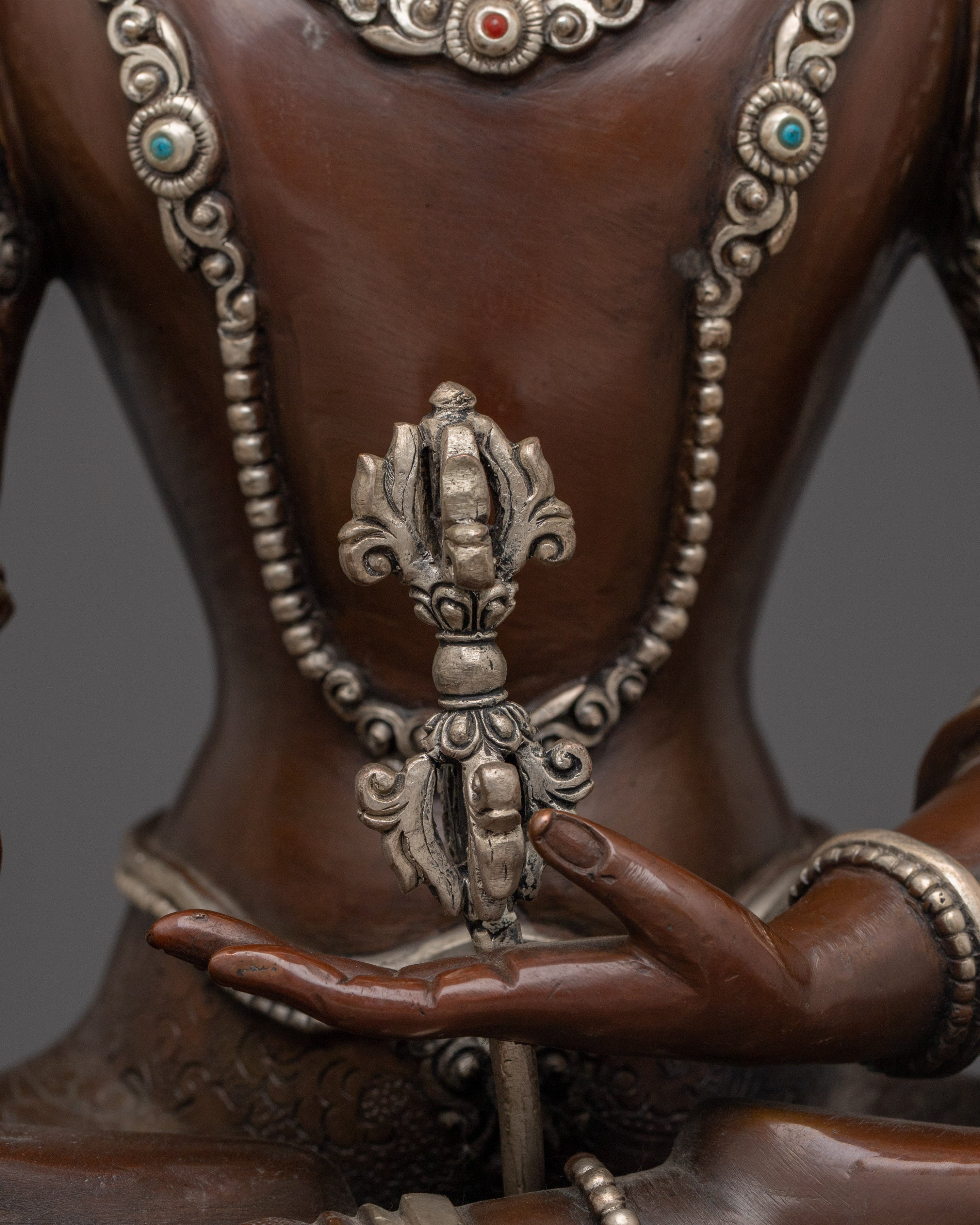 Mitrugpa with Vajra Statue | Traditional Himalayan Art