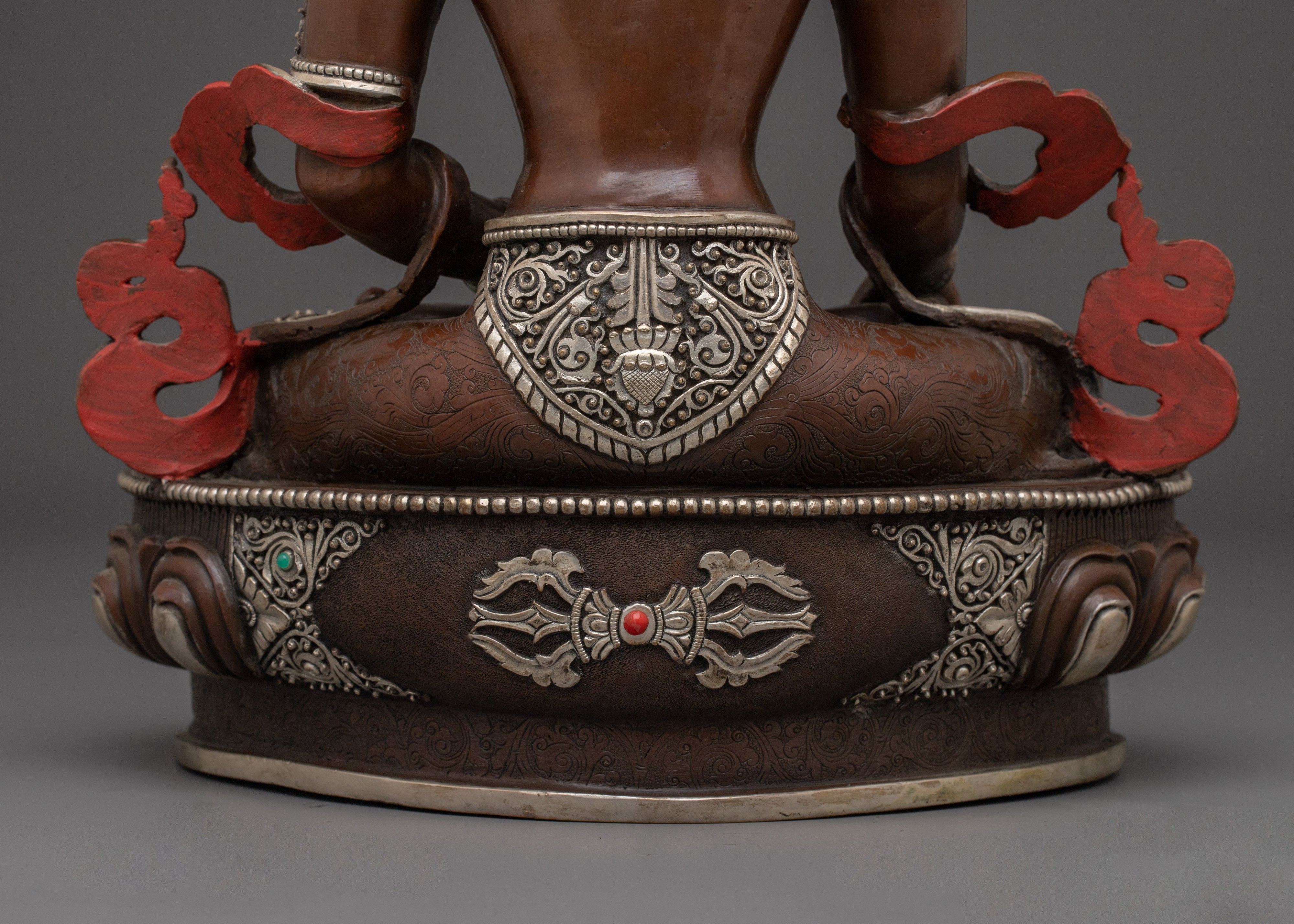 Mitrugpa with Vajra Statue | Traditional Himalayan Art