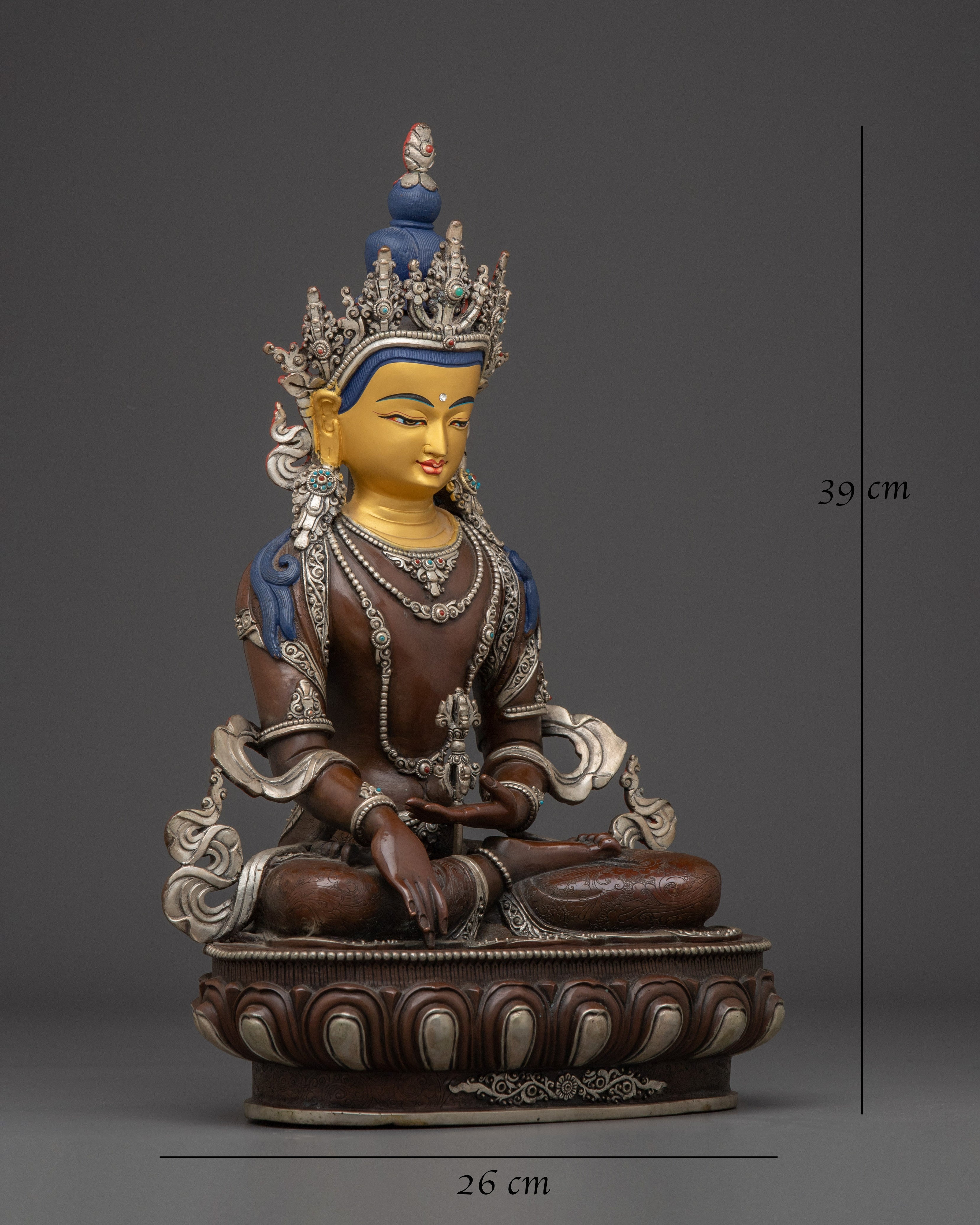 Mitrugpa with Vajra Statue | Traditional Himalayan Art