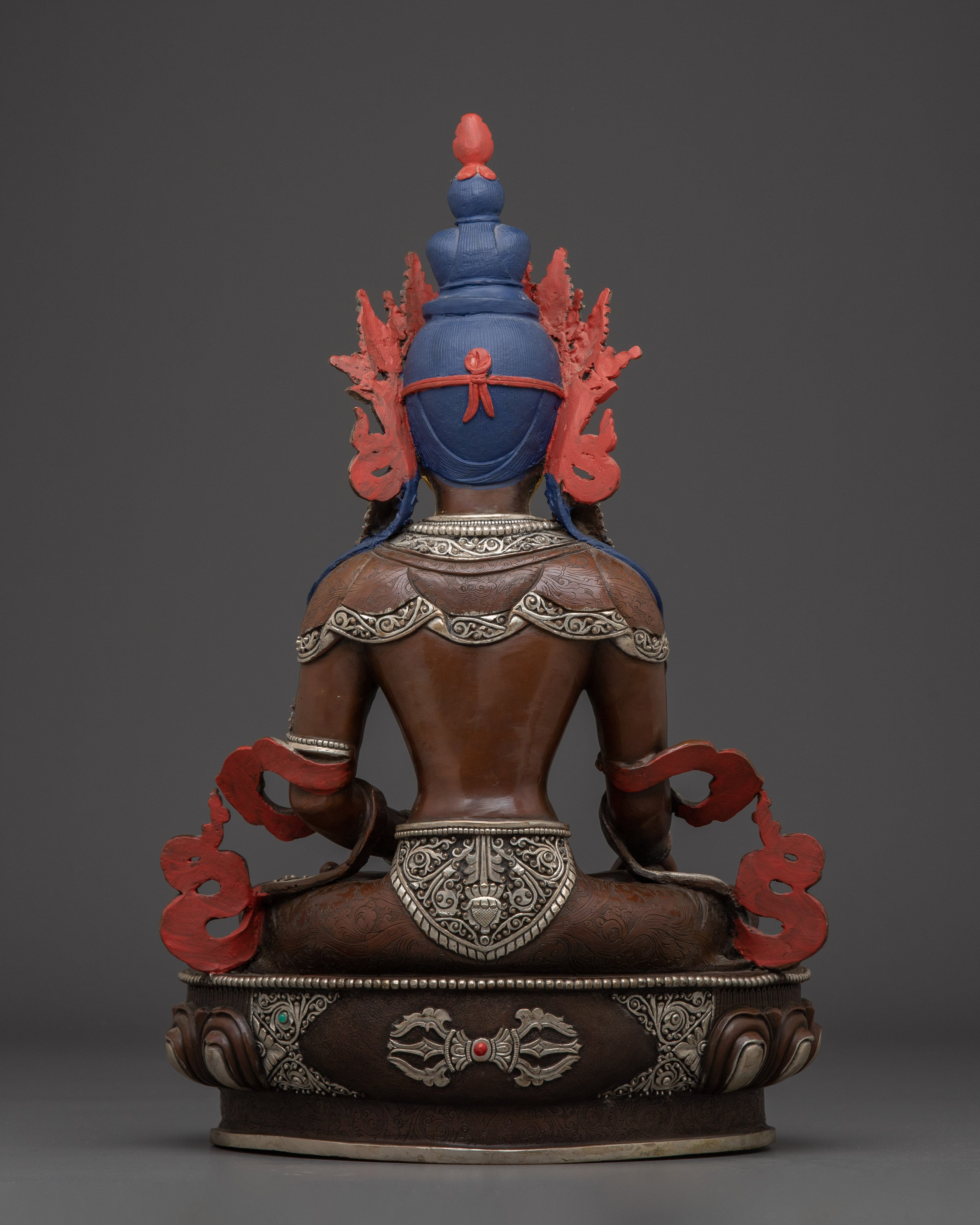 Mitrugpa with Vajra Statue | Traditional Himalayan Art