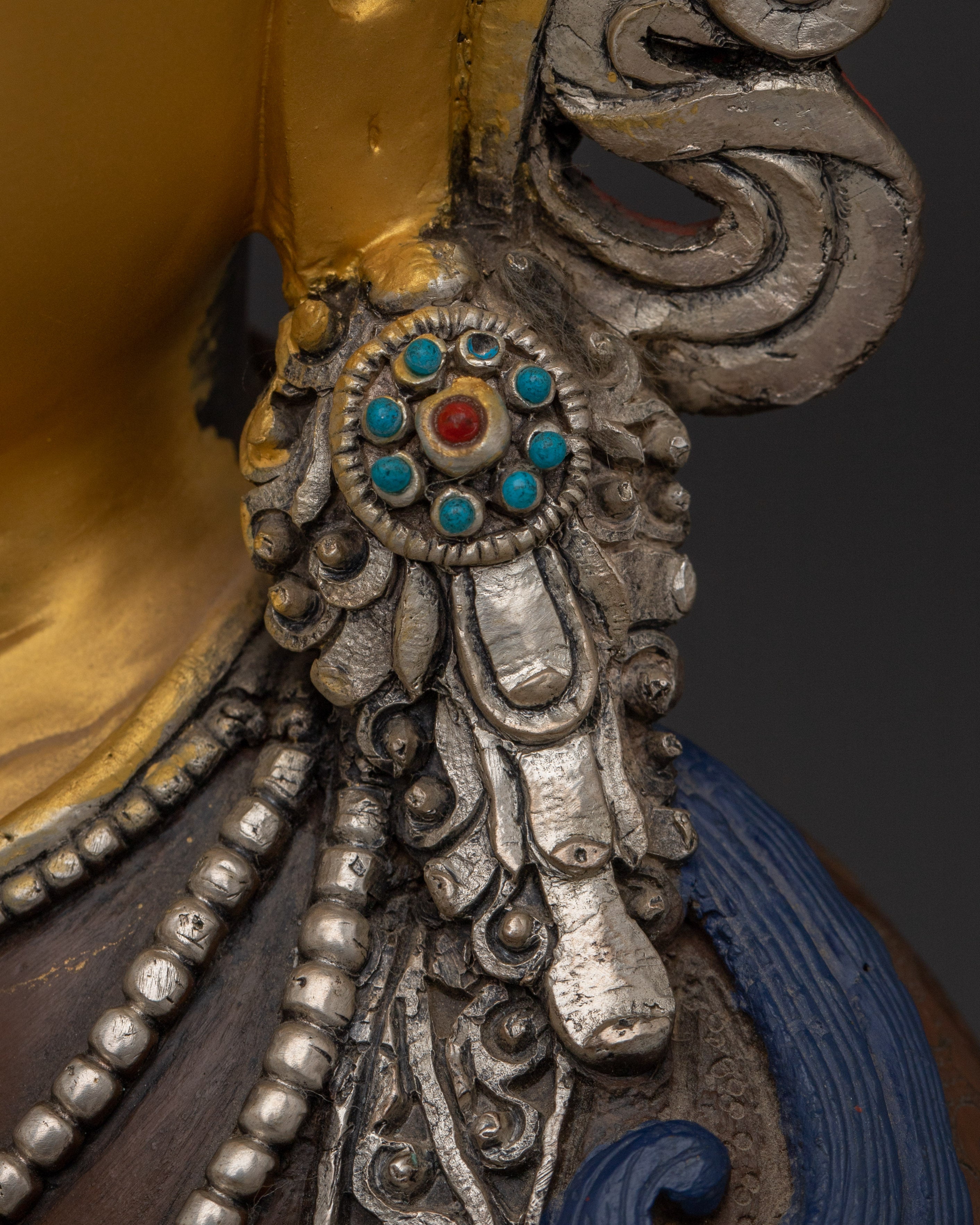 Mitrugpa with Vajra Statue | Traditional Himalayan Art